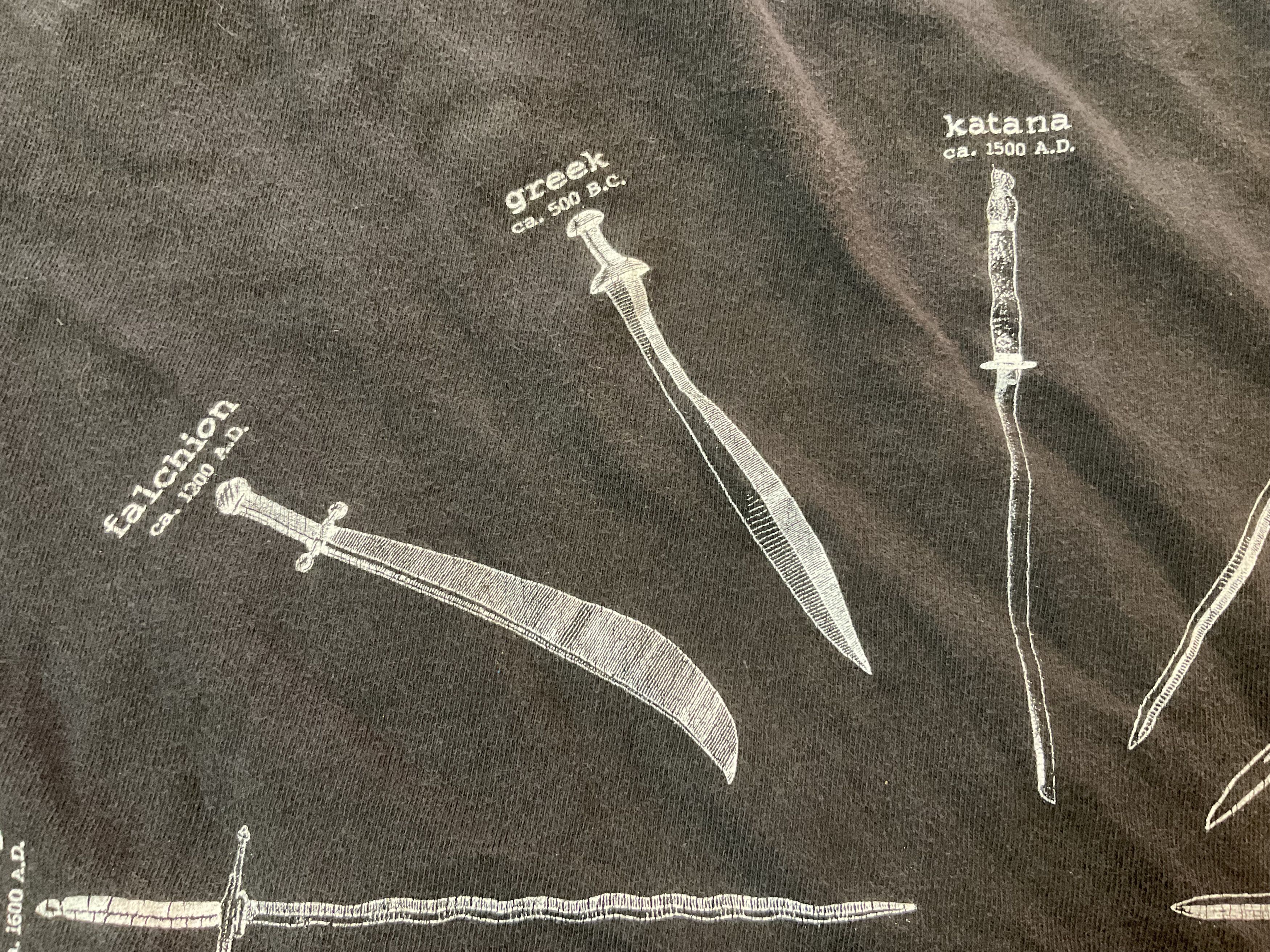 Vintage Vintage 1996 Highlander Swords Movie TV Promo T-Shirt Size US XXL / EU 58 / 5 - 6 Thumbnail