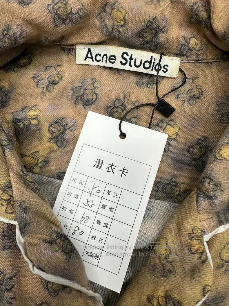 Acne Studios Acne Studios All-over floral print shirt Size US M / EU 48-50 / 2 - 2 Thumbnail