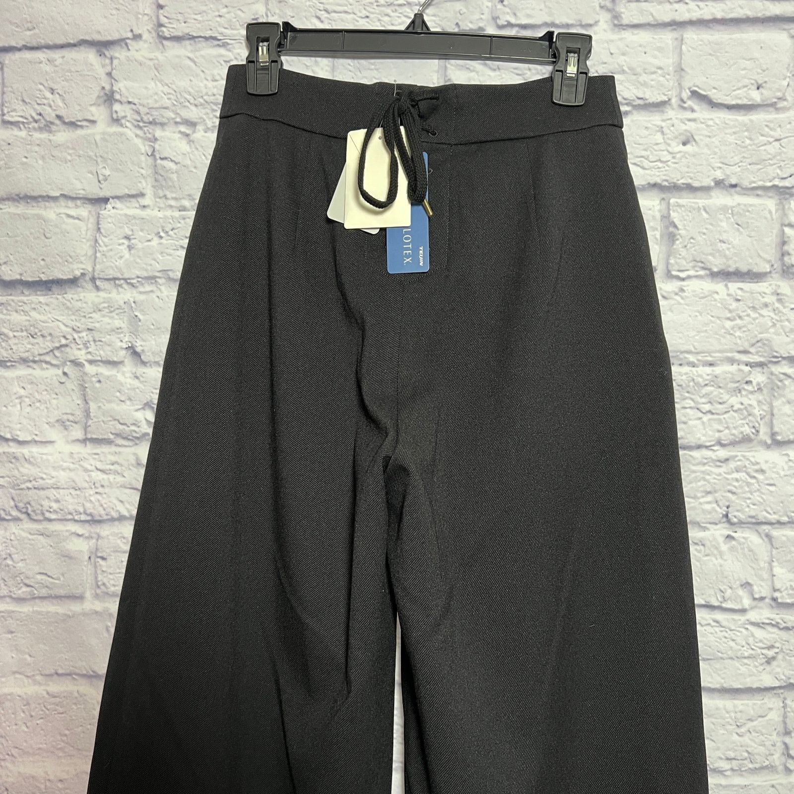 Other SLOBE IENA Wide Leg Lined Lace-Back Cuffed Pants Black 38 Size 26" / US 2 / IT 38 - 10 Thumbnail
