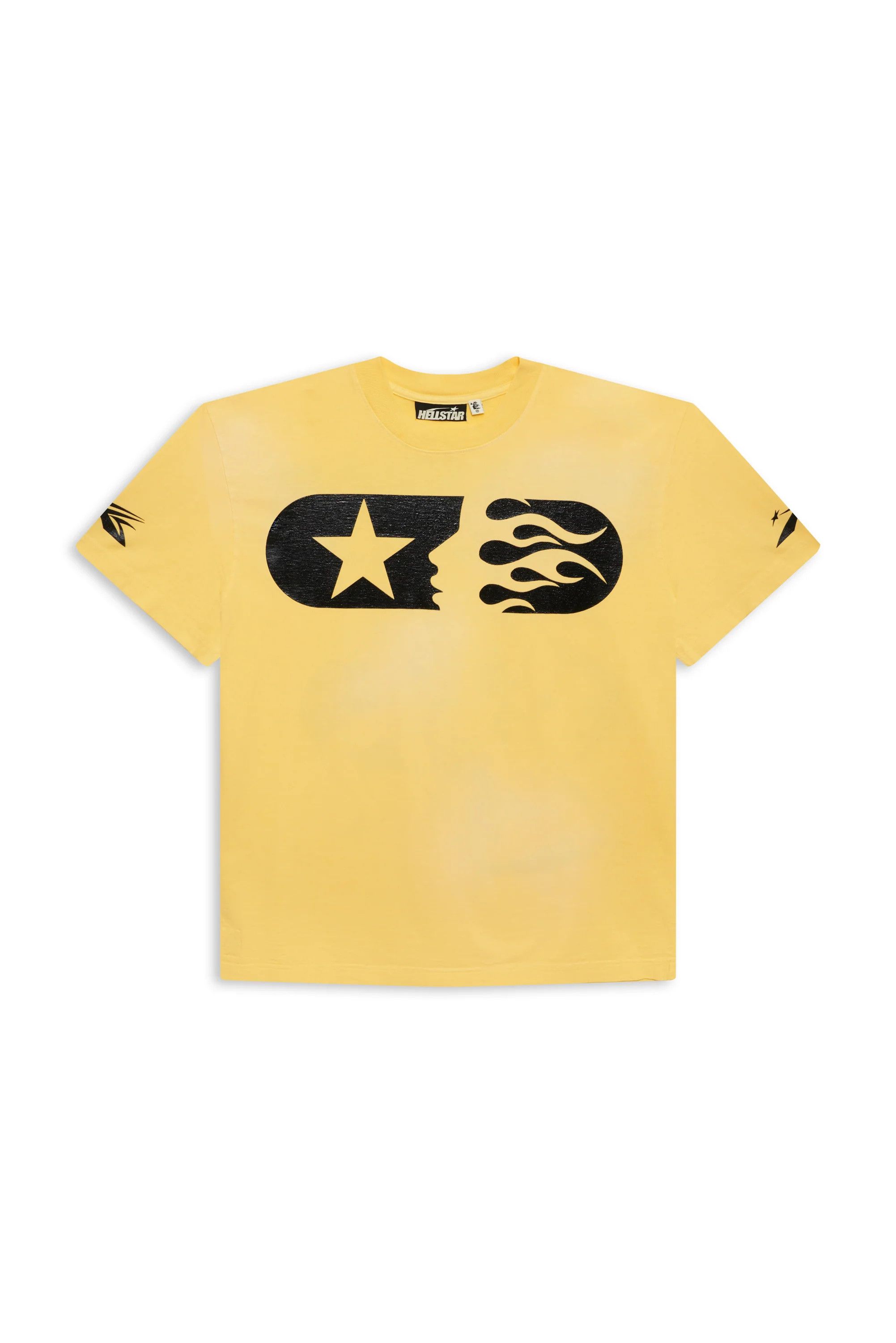 image of Hellstar Sports Marathon T-Shirt (Yellow), Men's (Size Small)