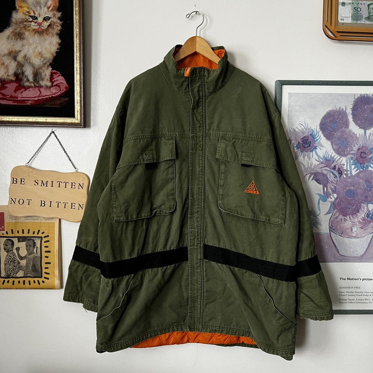 Nike × Nike ACG × Vintage Fall 1995 Nike ACG military green canvas 