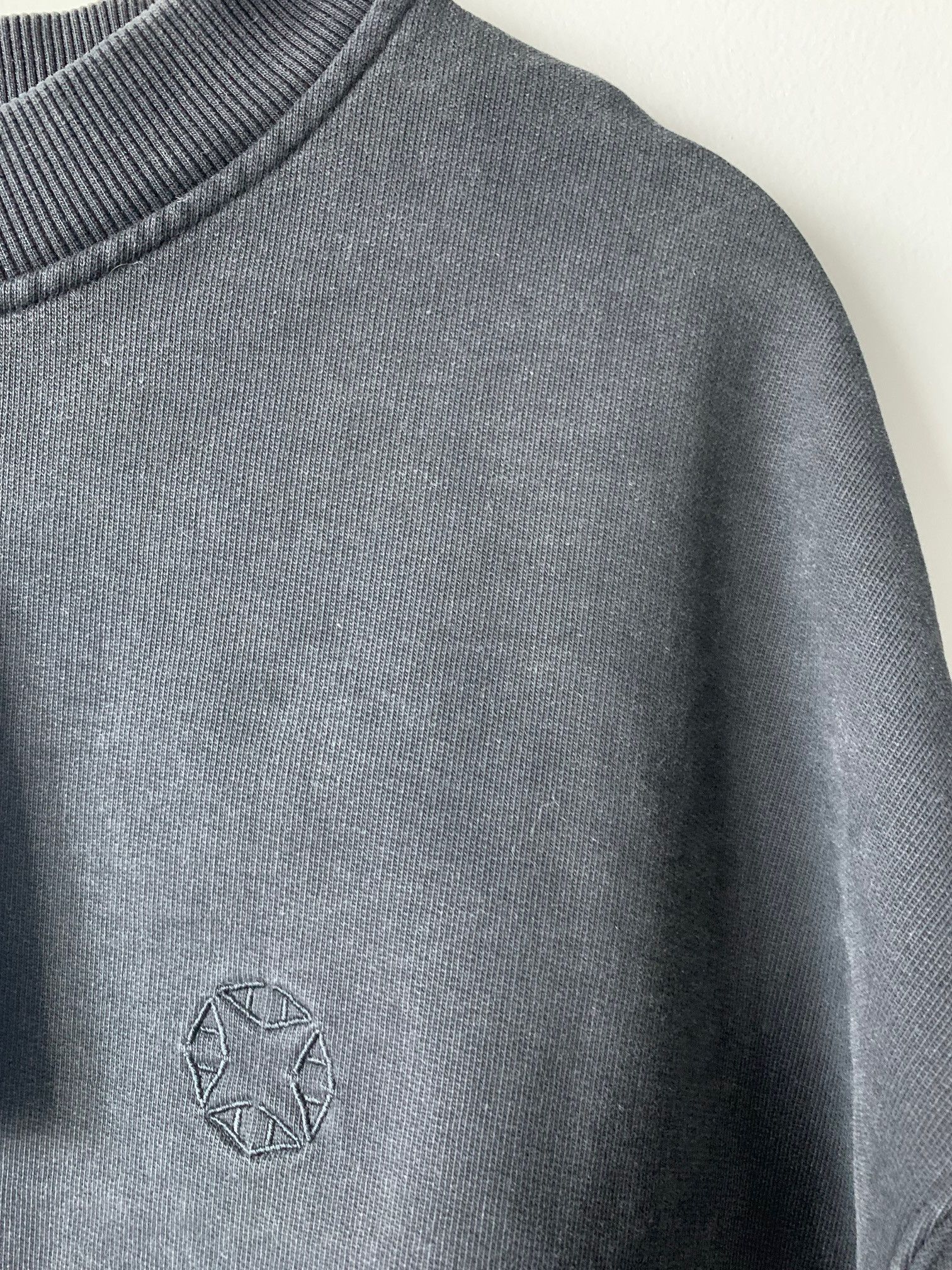 1017 ALYX 9SM 1017 ALYX 9SM Black Boxy Crewneck Sweatshirt Size US M / EU 48-50 / 2 - 3 Thumbnail