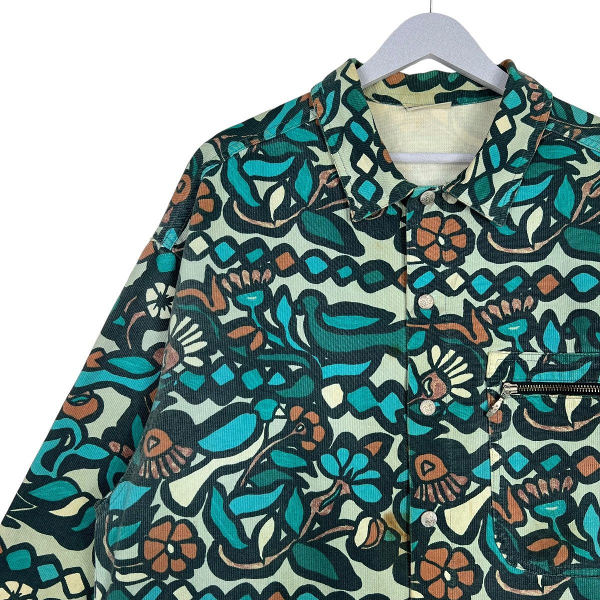 Oxbow 🔥 VINTAGE OXBOW OVER PRINT FLOWER JACKET MADE IN ITALY Size US M / EU 48-50 / 2 - 7 Thumbnail