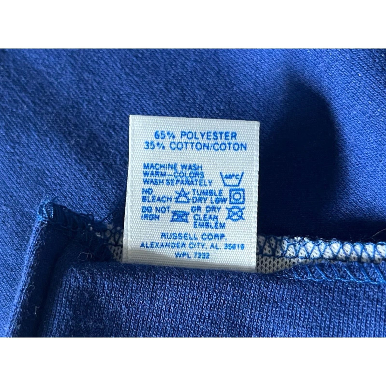 Russell Athletic VINTAGE Russell Athletic Reversible Basketball Tank Top Mens L NWOT 80s Royal Blue & White Jersey Deadstock 26" long 18.5" across Size US L / EU 52-54 / 3 - 5 Thumbnail