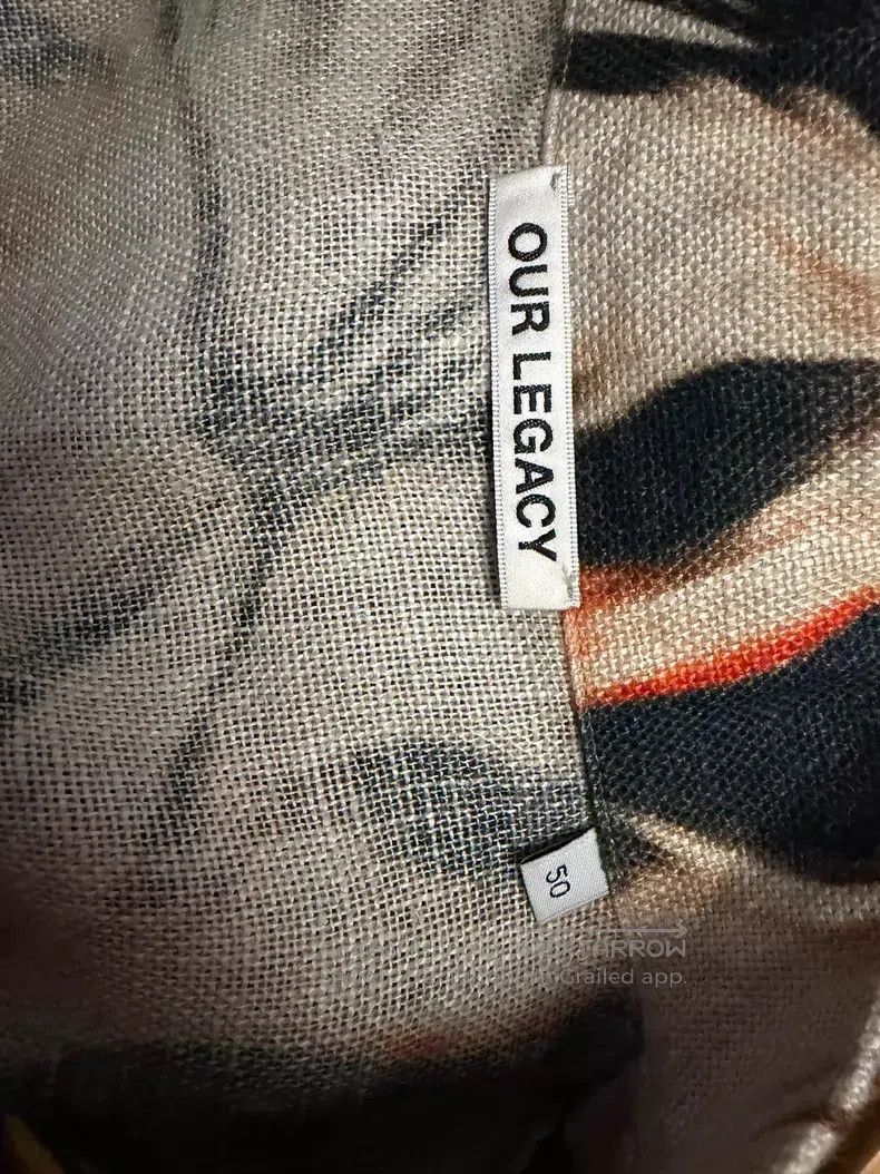 Our Legacy Our Legacy Flame printed linen shirt Size US M / EU 48-50 / 2 - 3 Thumbnail