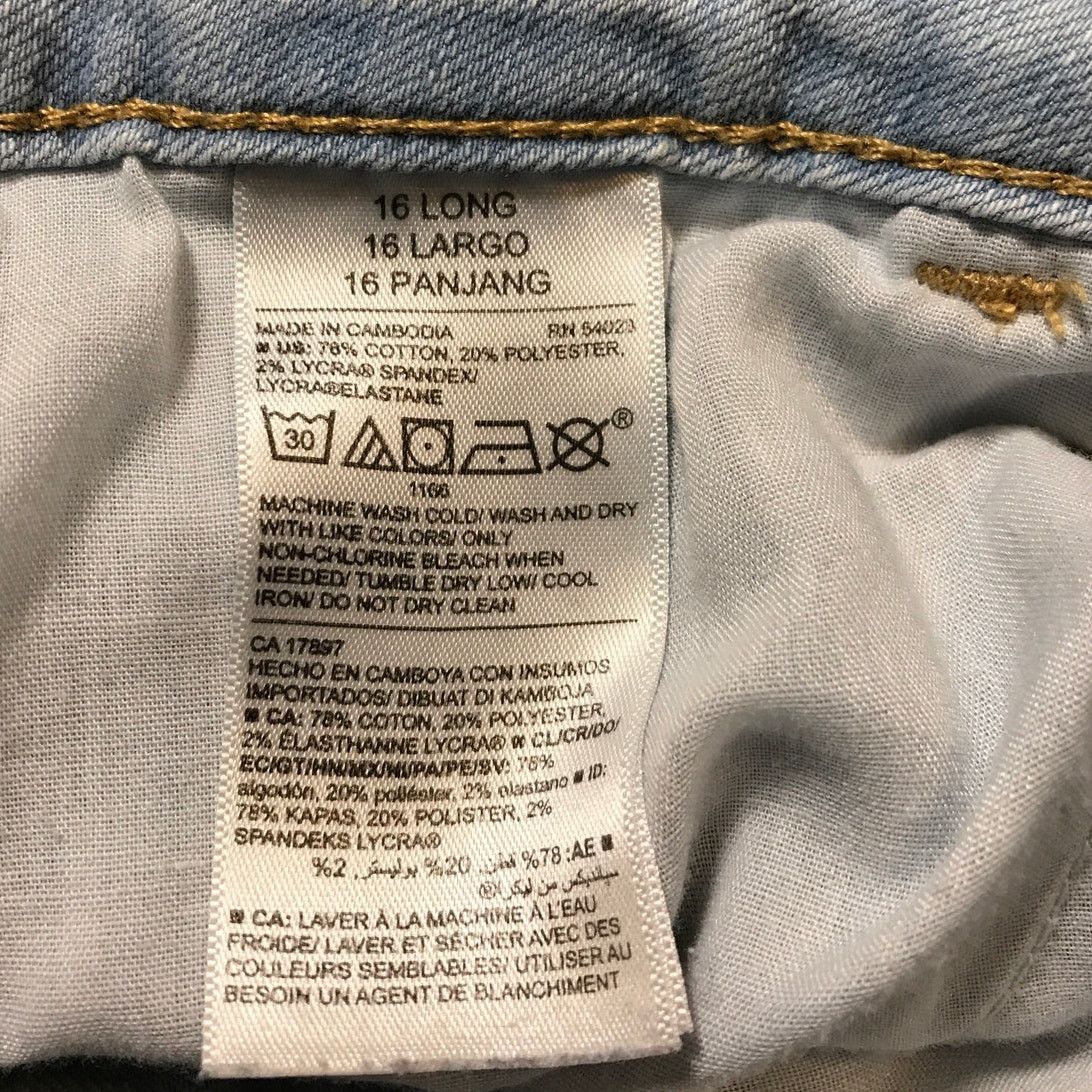Old Navy Old Navy Super Skinny Denim Jeans 16 Long Size 38" / US 16 / IT 52 - 4 Thumbnail
