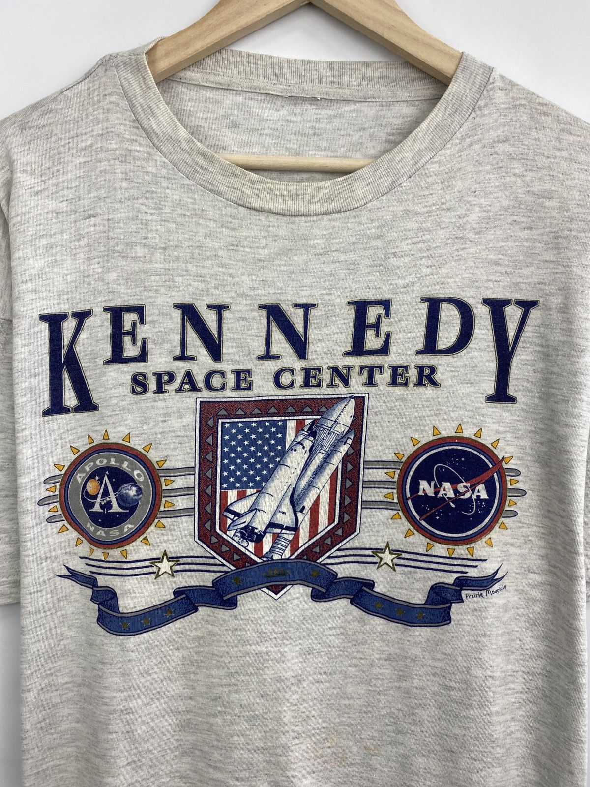 Vintage 🇺🇸 Vintage 90s Kennedy Space Center graphic t-shirt rare Size US XL / EU 56 / 4 - 4 Thumbnail