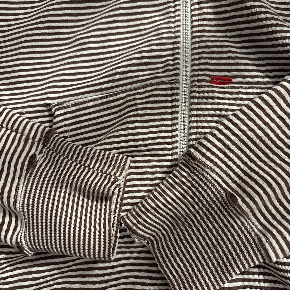 Supreme supreme striped zip up Size US L / EU 52-54 / 3 - 2 Thumbnail