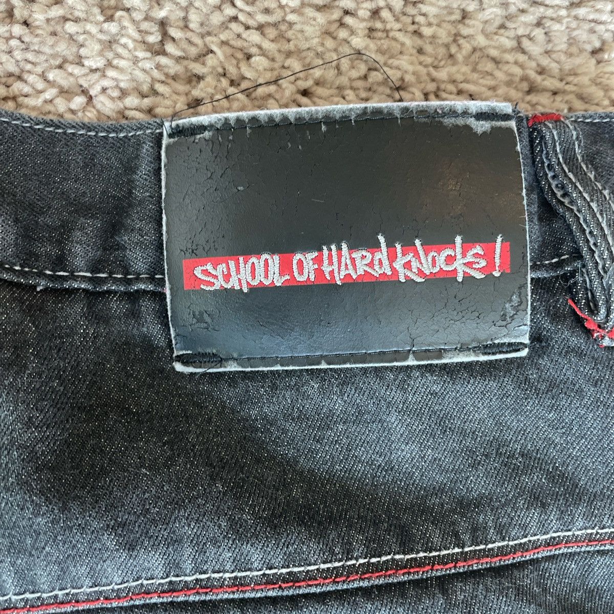 JNCO × Japanese Brand SOHK Black and Red Jorts Size US 36 / EU 52 - 4 Thumbnail