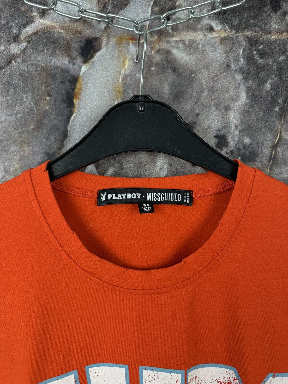 Missguided × Playboy Women’s Playboy x Misscuided T-Shirt Chicago Size US 2 Size XL / US 12-14 / IT 48-50 - 5 Thumbnail