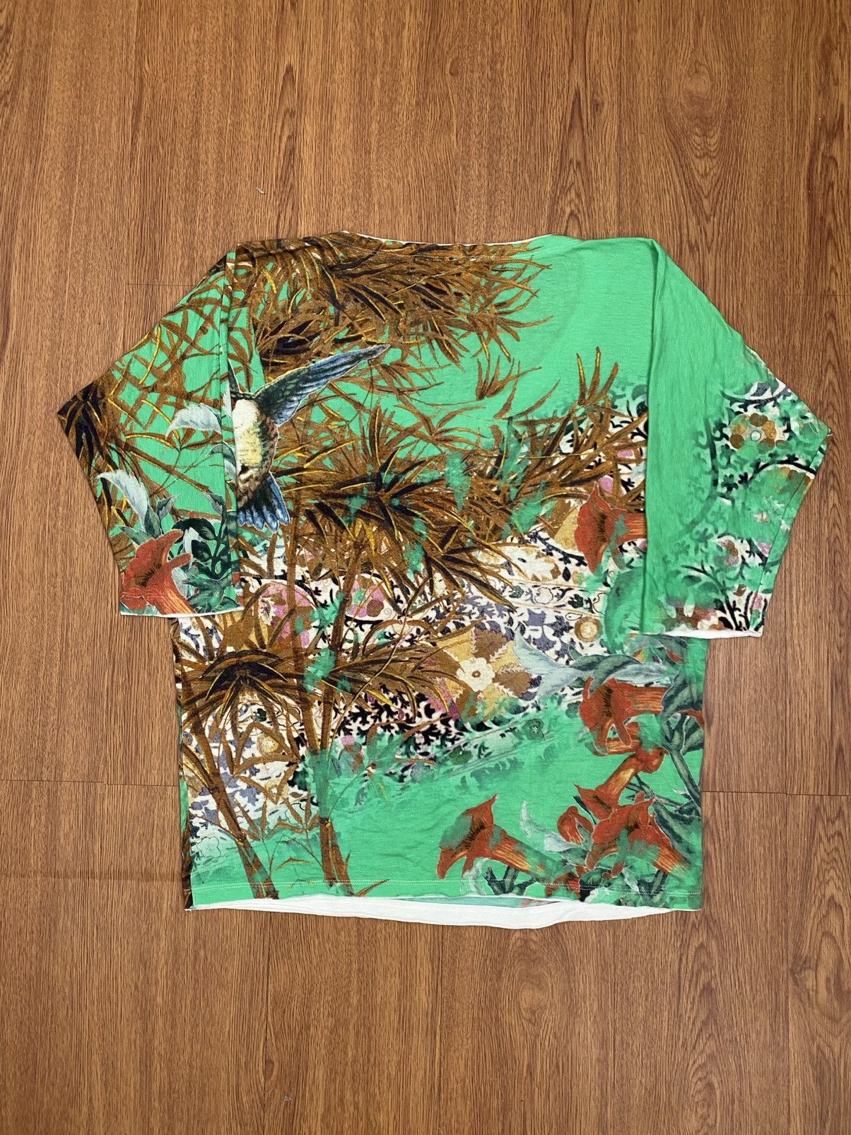 Just Cavalli Class Roberto Cavalli all over printed LS Size L / US 10 / IT 46 - 2 Thumbnail