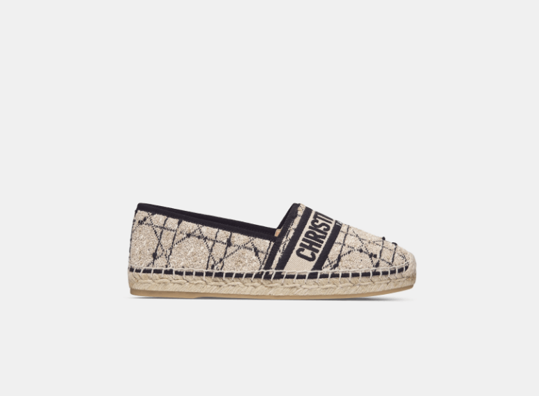 Dior o1w1db10126 KDB973 Granville Espadrilles in Beige/Black Size US 10 / IT 40 - 1 Thumbnail