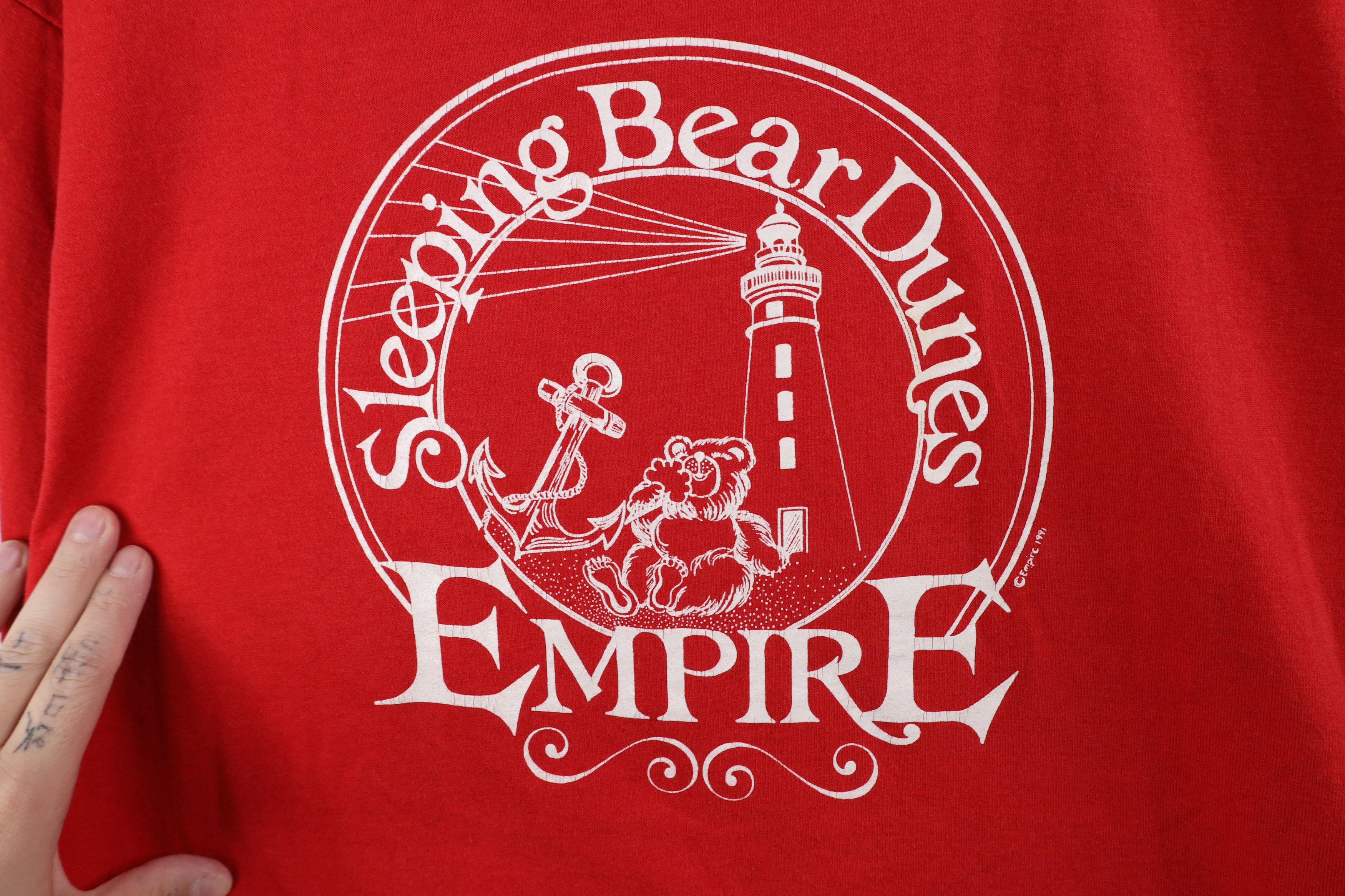 Vintage Vintage 90s Empire Sleeping Bear Dunes Michigan T-Shirt USA Size US XL / EU 56 / 4 - 4 Thumbnail