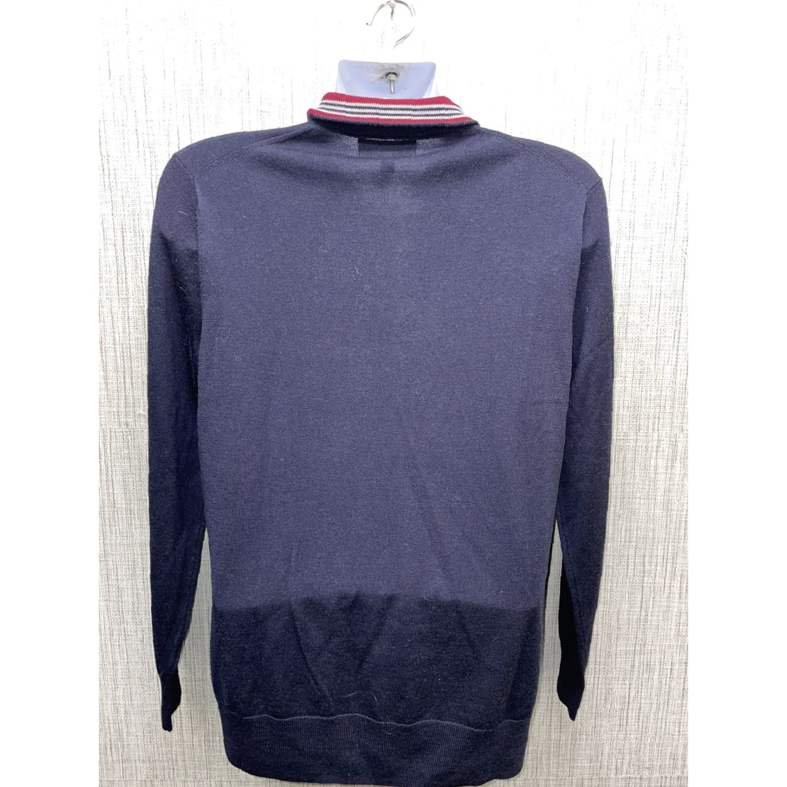 Brooks Brothers Brooks Brothers Wool Pullover Jacket Dark Blue Italian Yarn Mens XL Pullover Sweater Men XL Blue Wool Pullover Jacket? Size US XL / EU 56 / 4 - 5 Thumbnail
