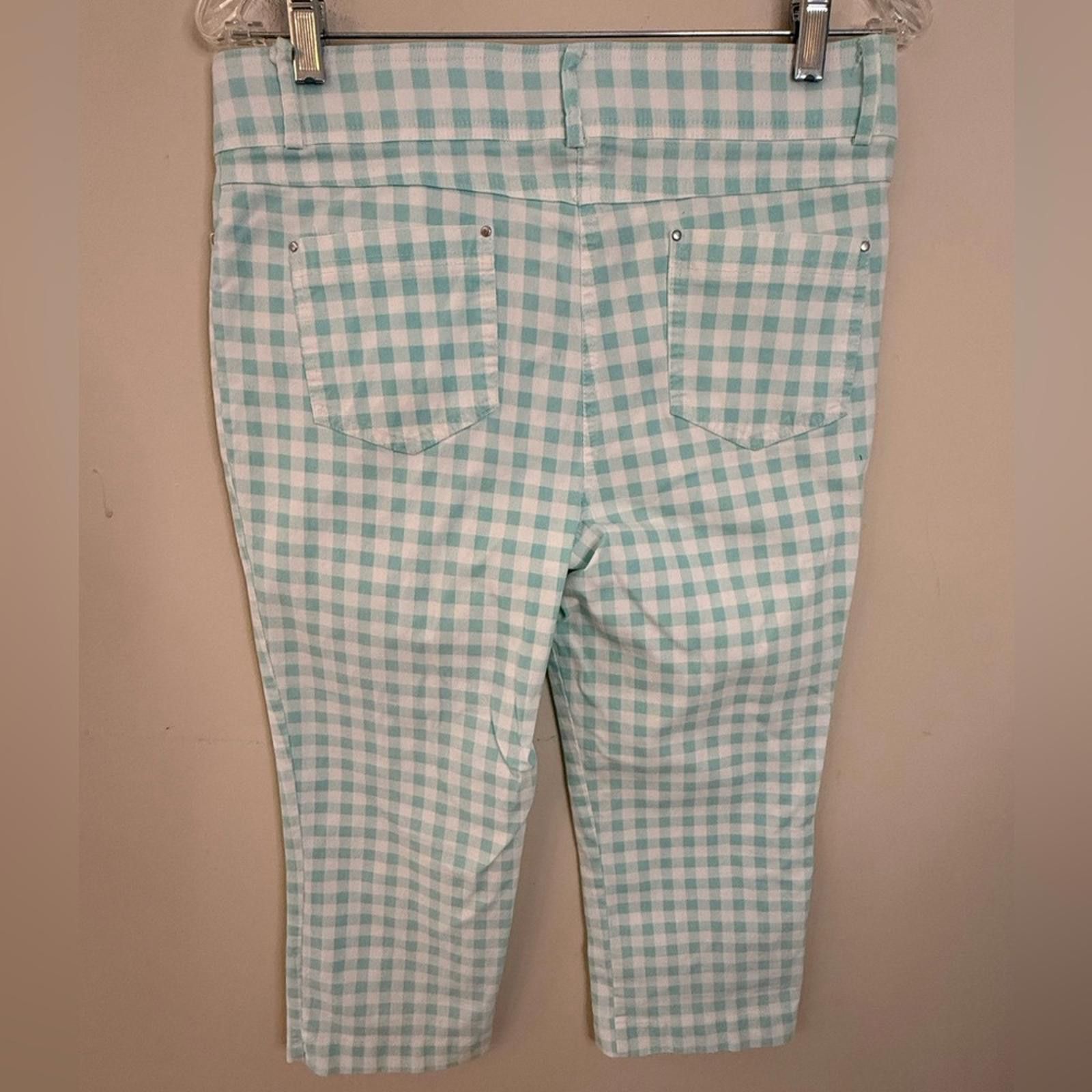 Other Verve Blues preppy Bermuda shorts blue & white plaid SZ 12 Size 34" / US 12 / IT 48 - 2 Thumbnail