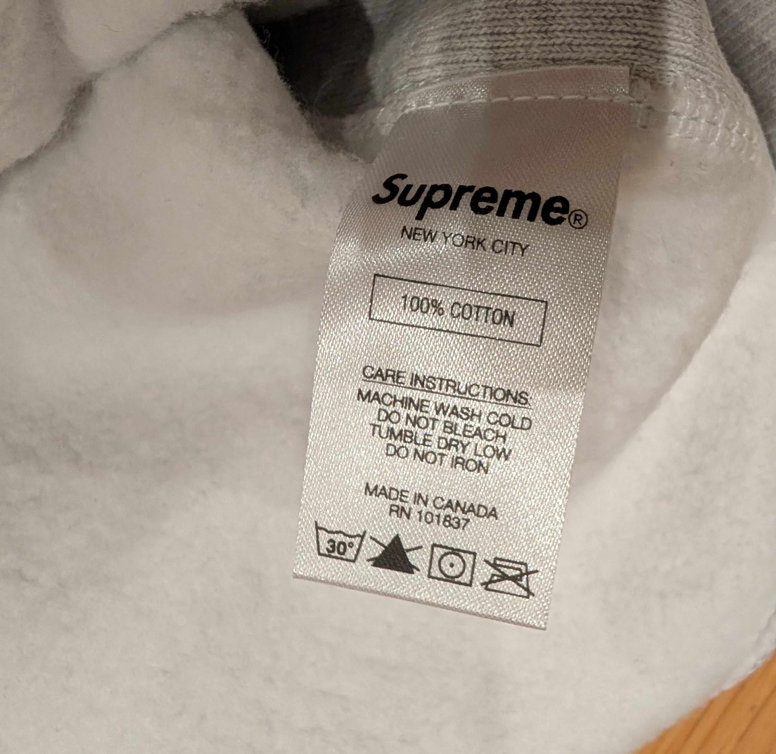 Supreme Sleeve Embroidery Hooded Sweatshirt Size US XL / EU 56 / 4 - 3 Thumbnail