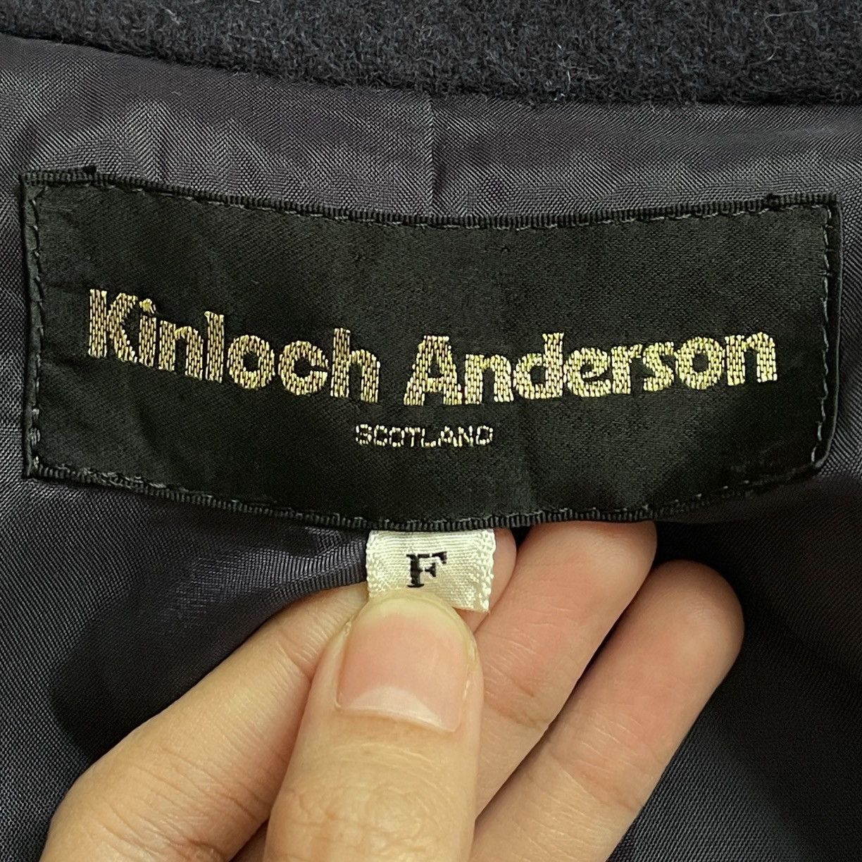 Designer × Vintage Vintage Brand Kinloch Anderson Wool Trench Coat 2000s Size US L / EU 52-54 / 3 - 10 Thumbnail