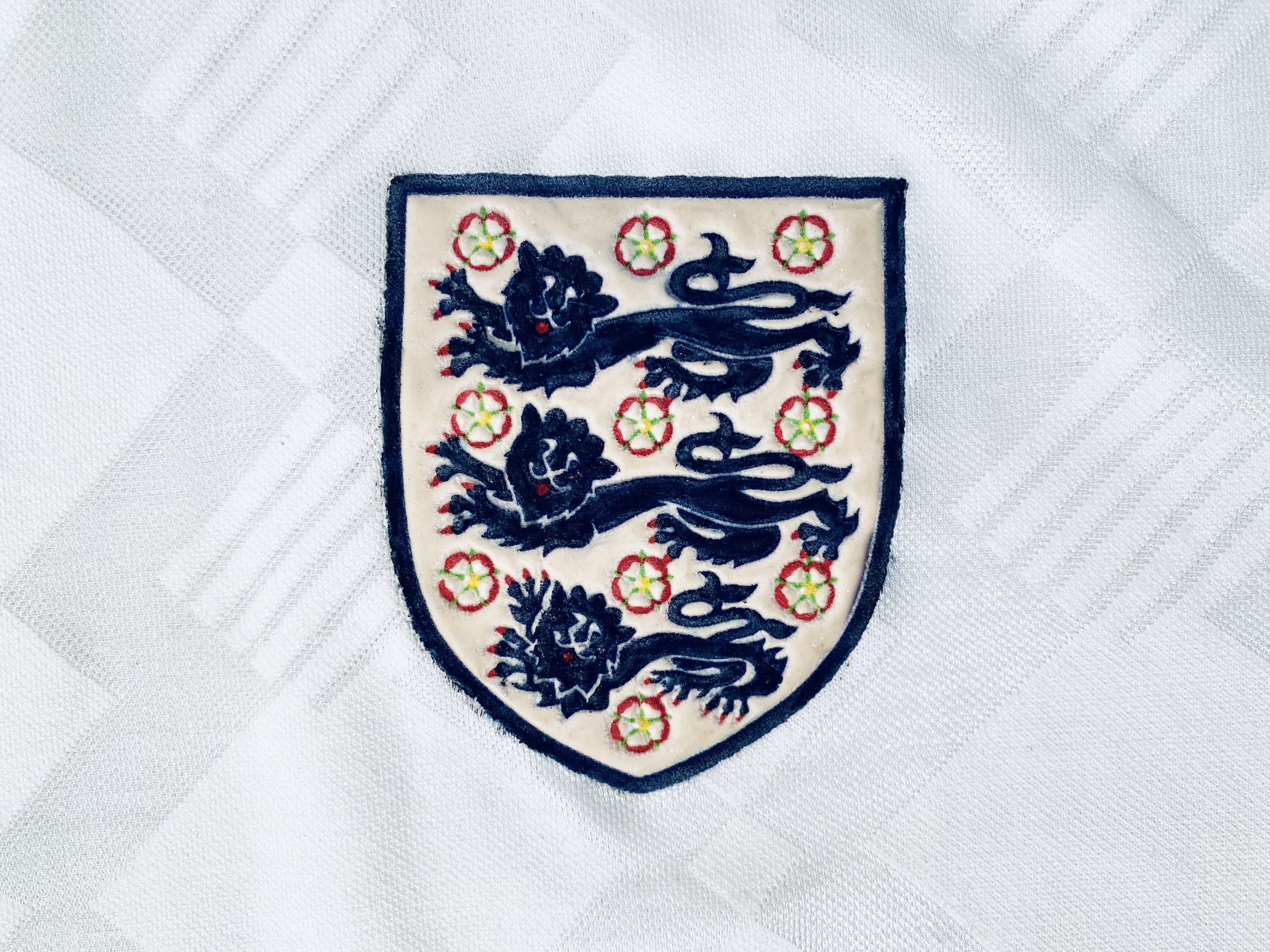Umbro England Home Football Shirt 1990 1992 Umbro 90/92 Size US L / EU 52-54 / 3 - 9 Thumbnail
