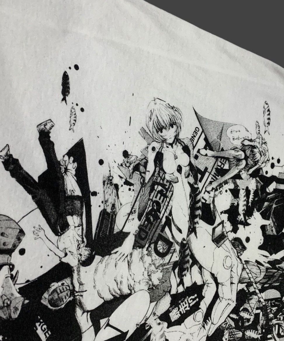 Japanese Brand × Vintage Vintage Neon Genesis Evangelion Anime Manga Movie TShirt Size US S / EU 44-46 / 1 - 5 Thumbnail