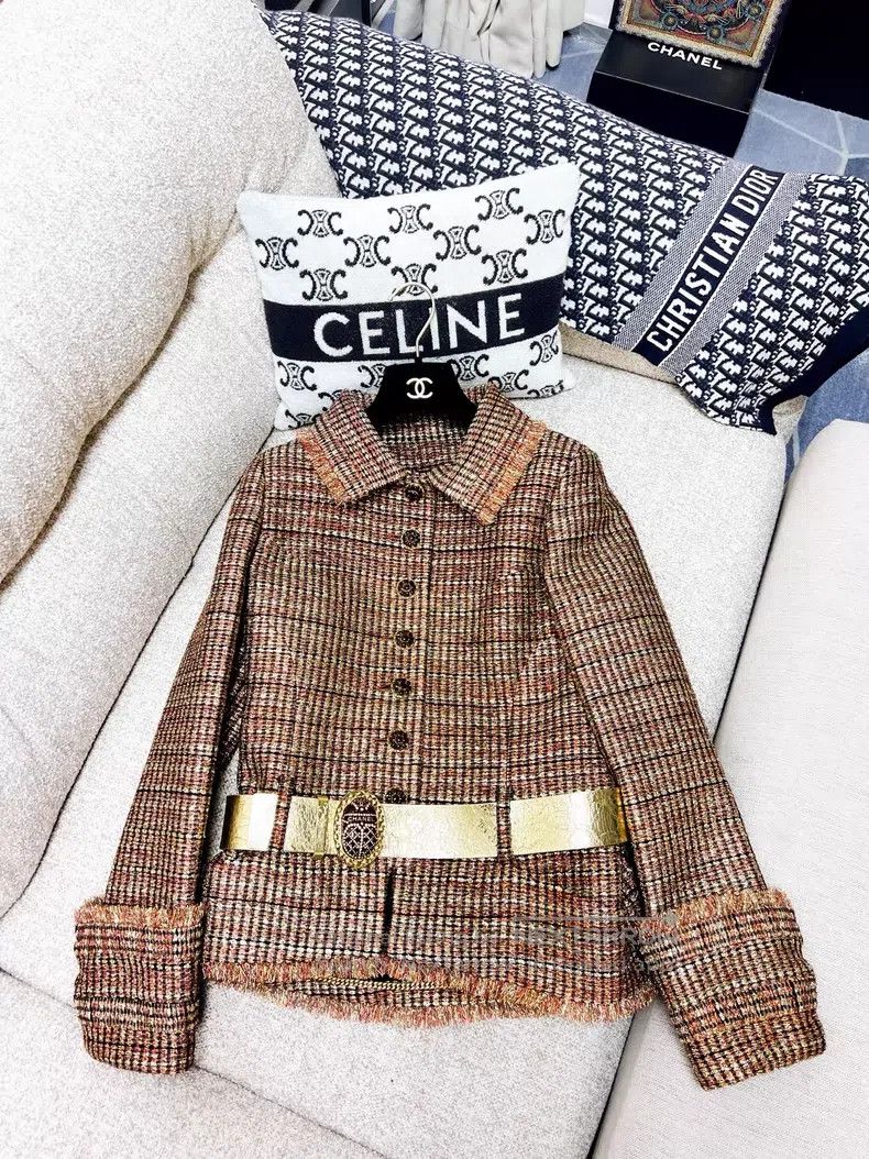 Chanel Chanel Long-sleeved braided jacket with tassel edge and go Size XS / US 0-2 / IT 36-38 - 3 Thumbnail