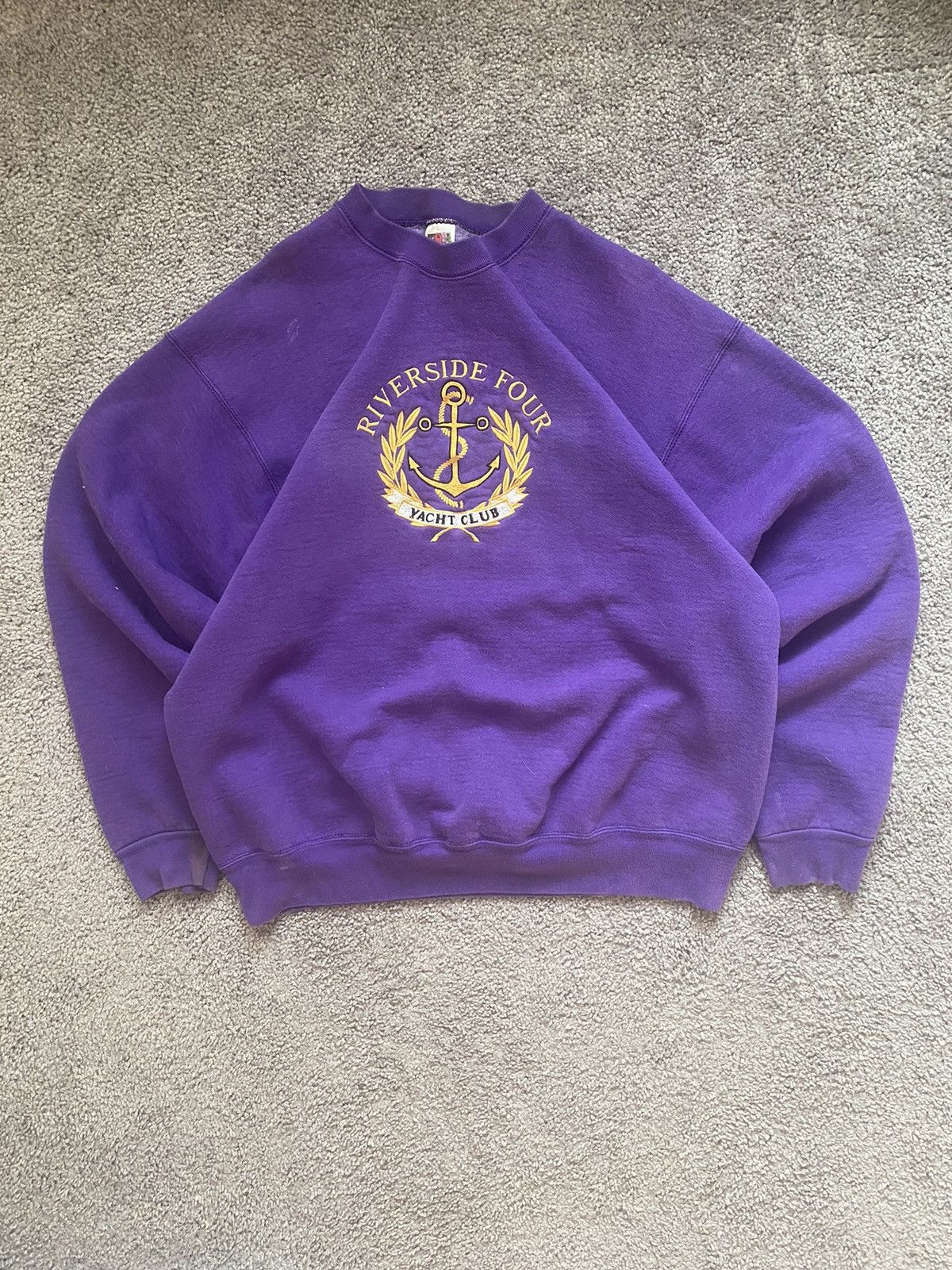 Vintage Vintage Yatch Club Sweatshirt Size US XL / EU 56 / 4 - 1 Thumbnail