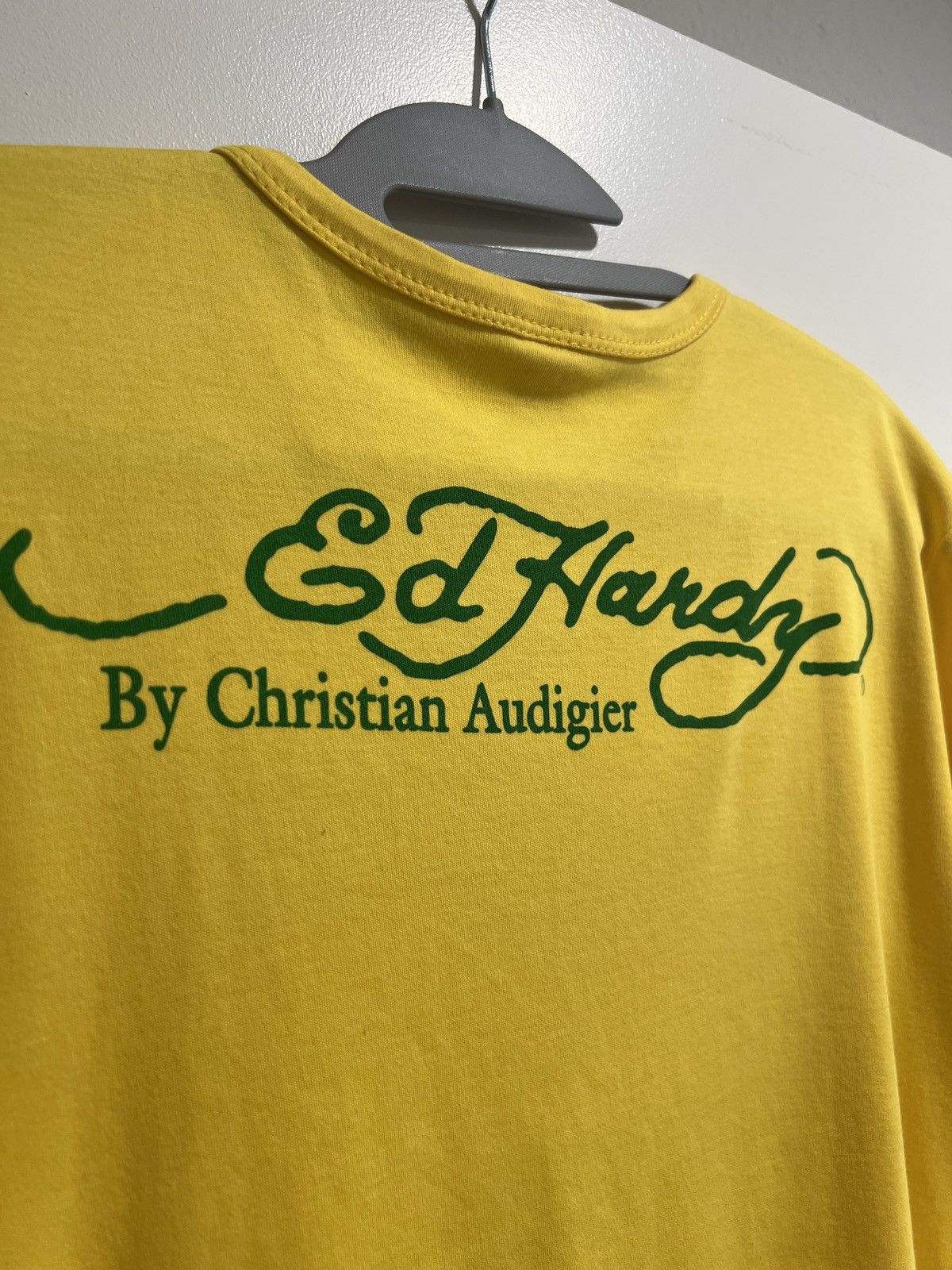 Ed Hardy Ed Hardy yellow vintage tee Size US L / EU 52-54 / 3 - 2 Thumbnail