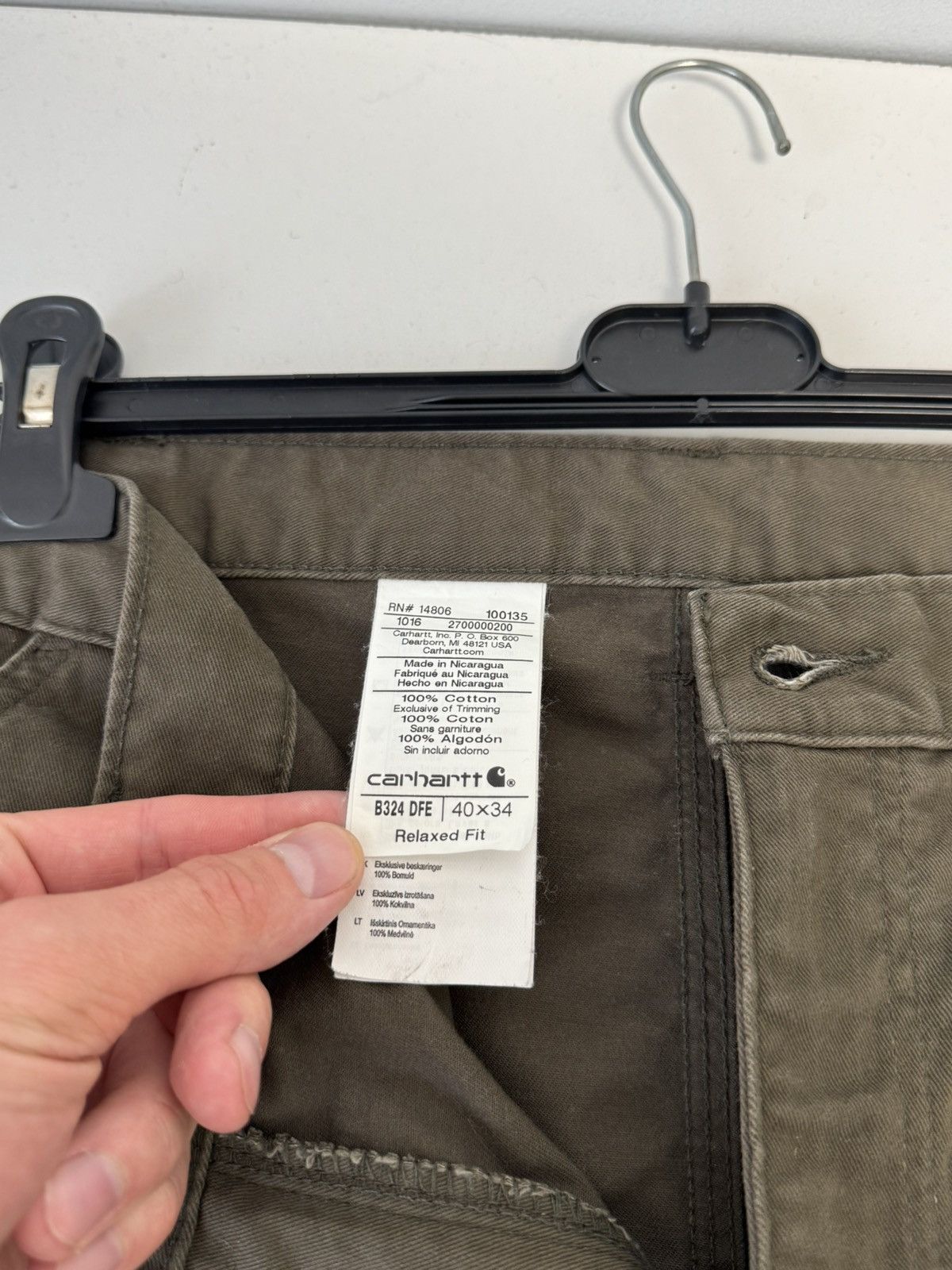 Carhartt Carhartt Vintage Pants Relax Fit Y2K style Box Logo 40x34 Size US 40 / EU 56 - 11 Thumbnail