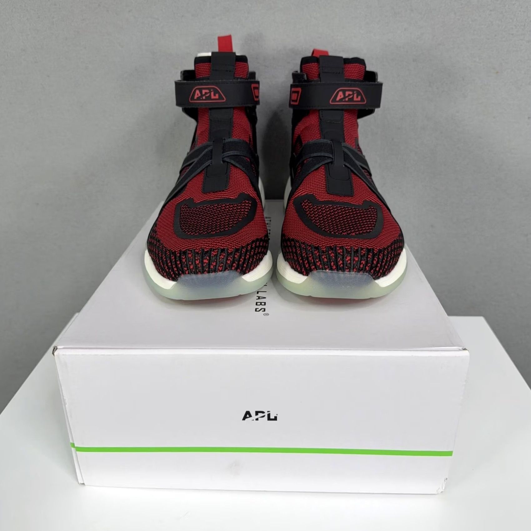 Athletic Propulsion Labs Athletic Propulsion Labs APL Super Future Shoes Mens Size 11 Red Black High Top Size US L / EU 52-54 / 3 - 4 Thumbnail