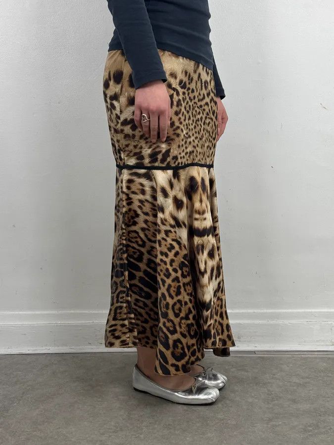 Roberto Cavalli SS2003 Roberto Cavalli Leopard Print Silk Dress Size M / US 6-8 / IT 42-44 - 3 Thumbnail