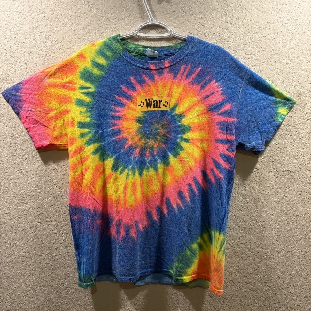Grateful Dead Feng style Tie Dye Tee "🎵WAR🎵" Size US L / EU 52-54 / 3 - 1 Thumbnail