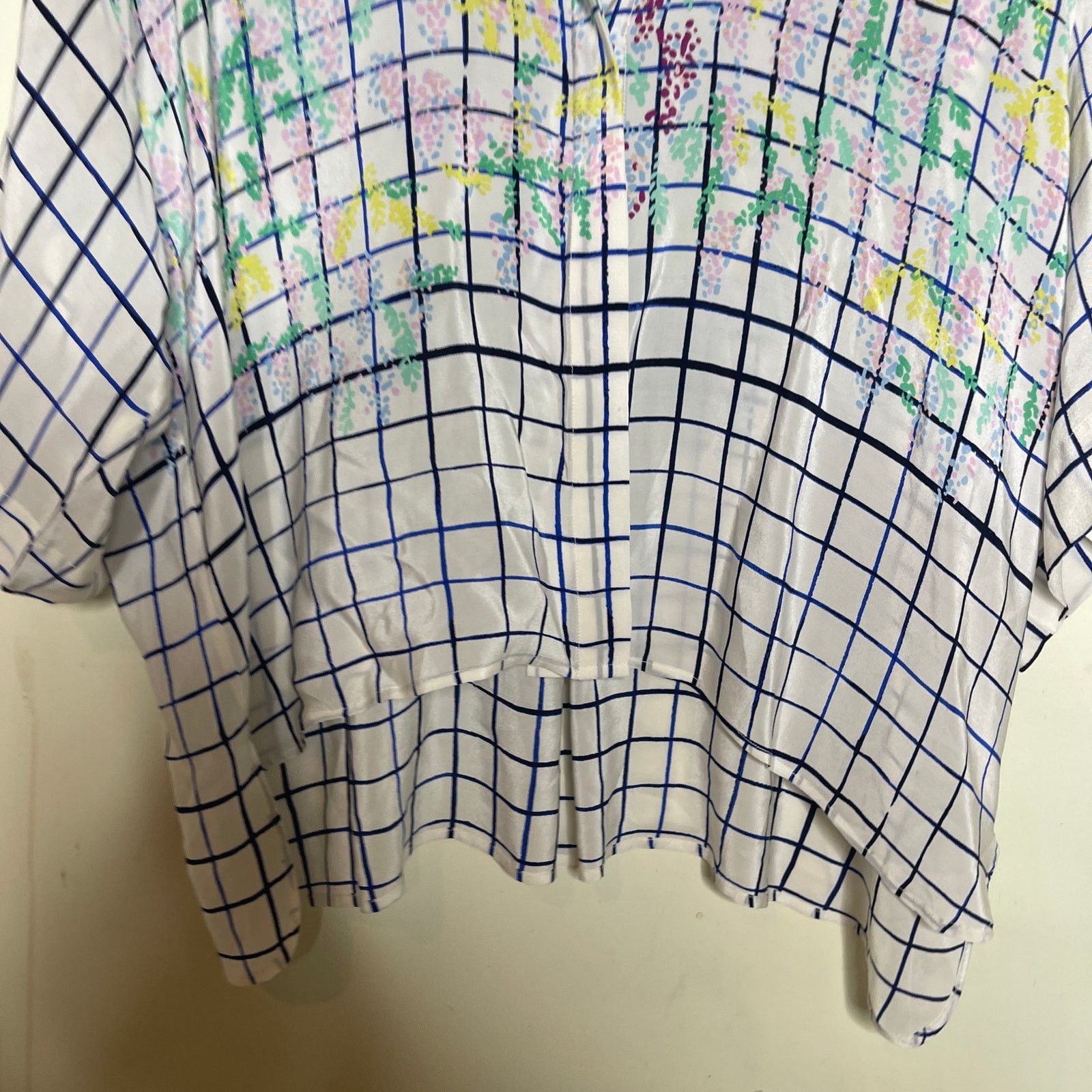 Other MII Collection 100% silk printed Japanese Sakura blouse sz S Size S / US 4 / IT 40 - 6 Thumbnail