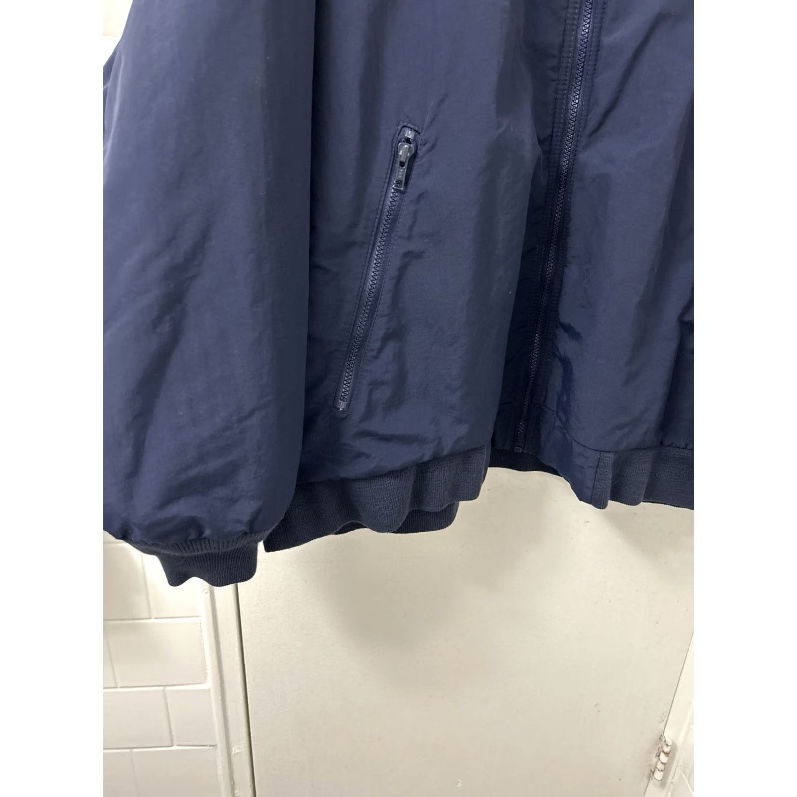Lands' End VINTAGE Lands' End Squall Jacket Mens 2XL Blue Bomber Lined Zip Pockets Navy USA Made Squall Classic Size US XXL / EU 58 / 5 - 6 Thumbnail