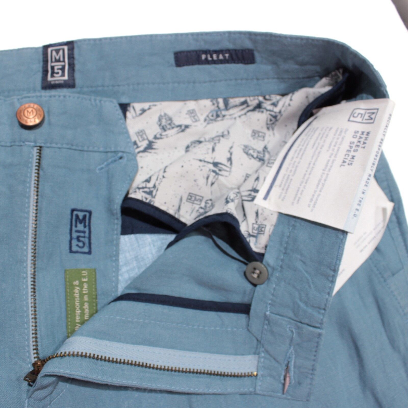 Other Meyer New with tags Chino Size 34 US In Blue Size US 34 / EU 50 - 4 Thumbnail