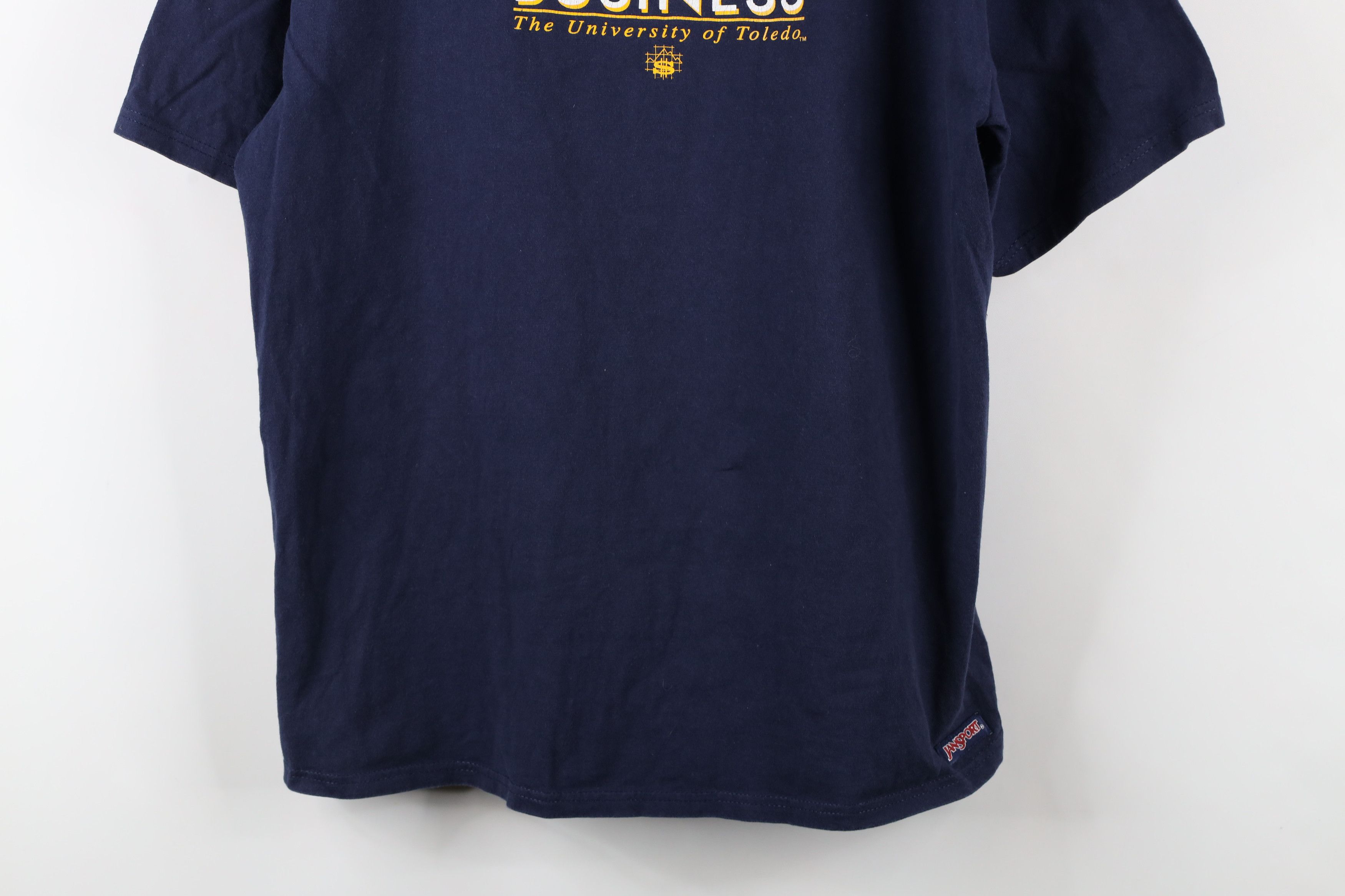 Vintage Vintage 90s Business The University of Toledo T-Shirt Blue Size US L / EU 52-54 / 3 - 3 Thumbnail