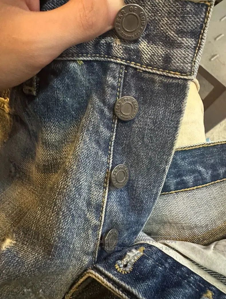 Fear of God Fear of God X Purpose Ink Blue Denim. Size US 28 / EU 44 - 4 Thumbnail