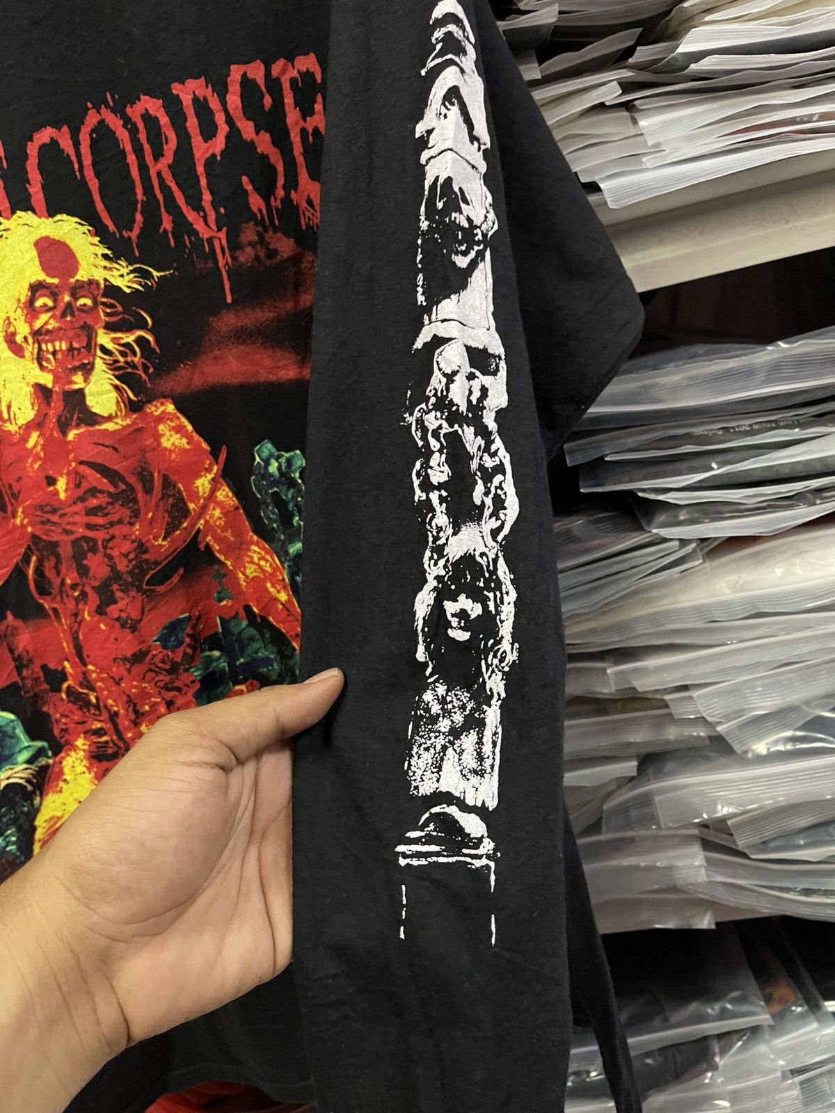 Band Tees Metal Band Cannibal Corpse " Eaten Back To Life "🔥🔥🔥 Size US XL / EU 56 / 4 - 3 Thumbnail