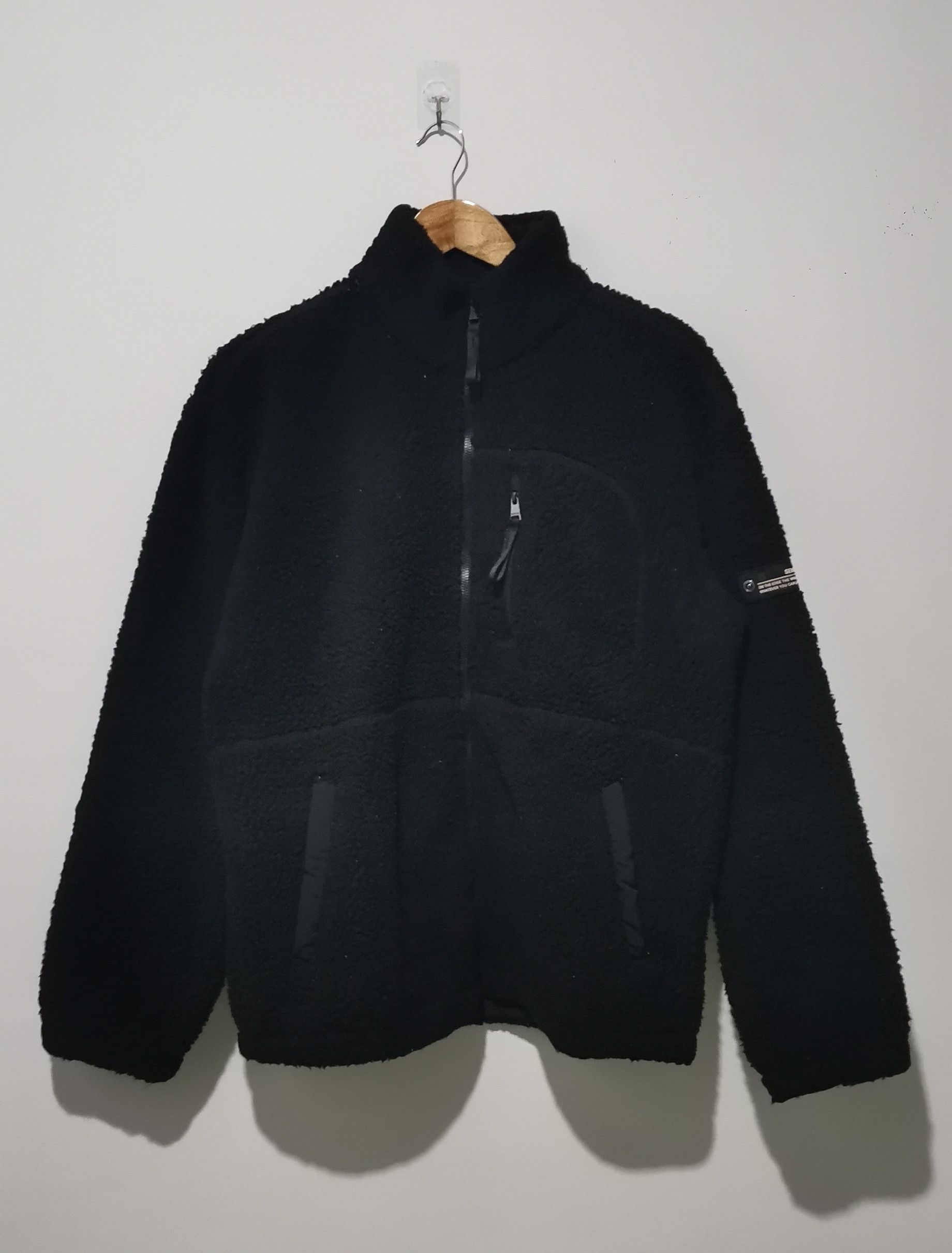 Fleece Jacket Black Jacket H And M Dark H Und M Bomberjacke