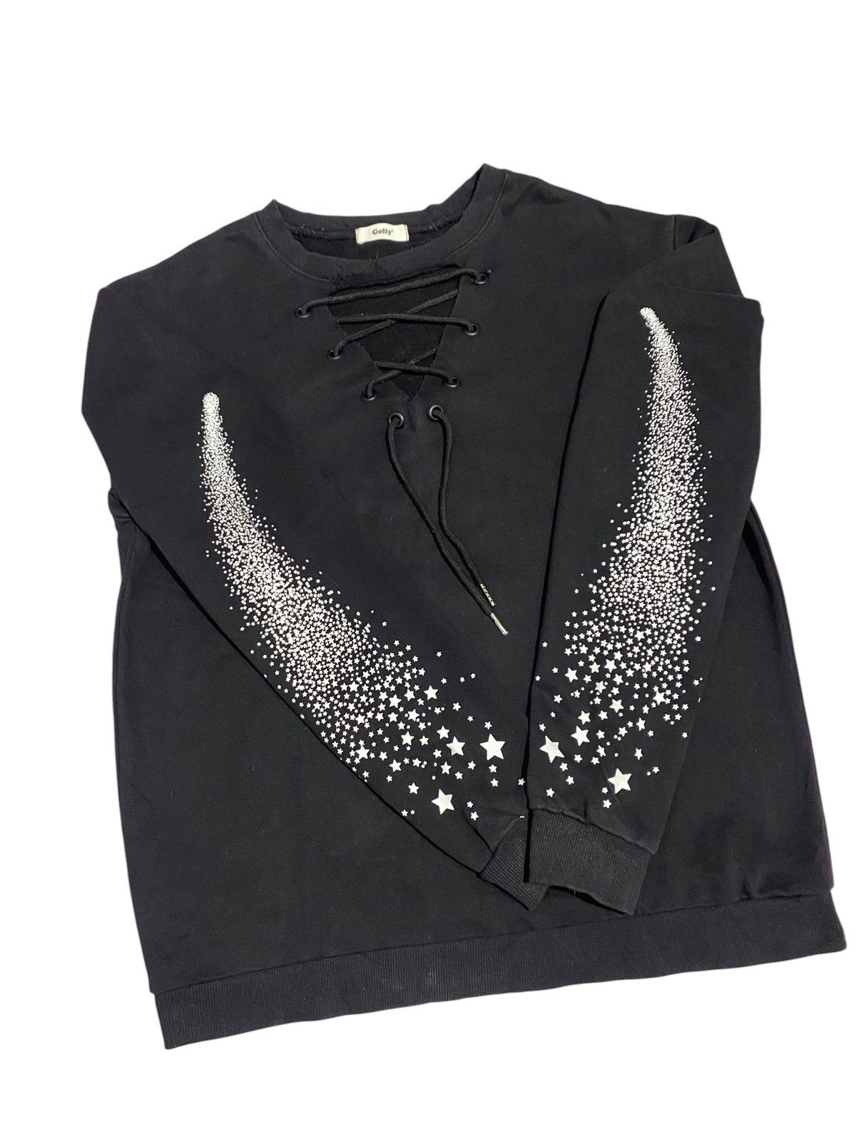 Beauty Beast × If Six Was Nine × Japanese Brand 2000s Japanese gothic laces studded star sweatshirt Size US L / EU 52-54 / 3 - 2 Thumbnail