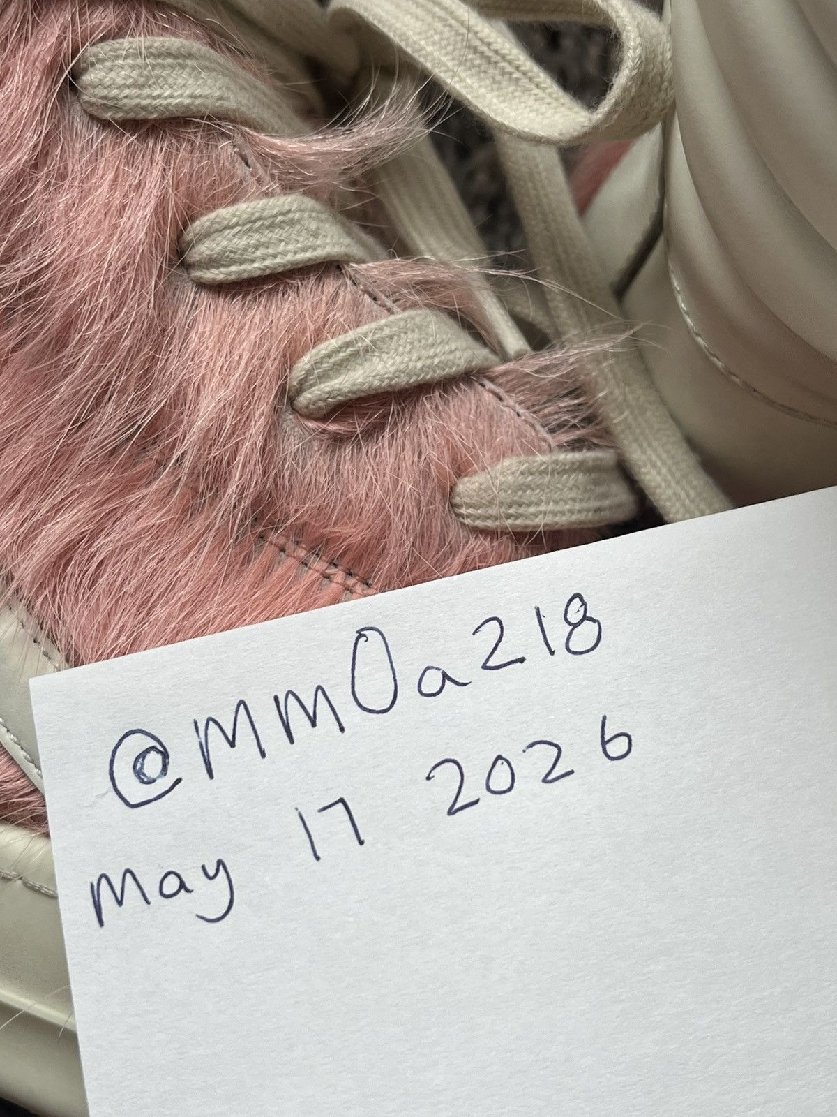 Rick Owens ‼️LAST DROP‼️ Rick Owens Pink Pony Hair Geobasket Size US 12 / EU 45 - 6 Thumbnail