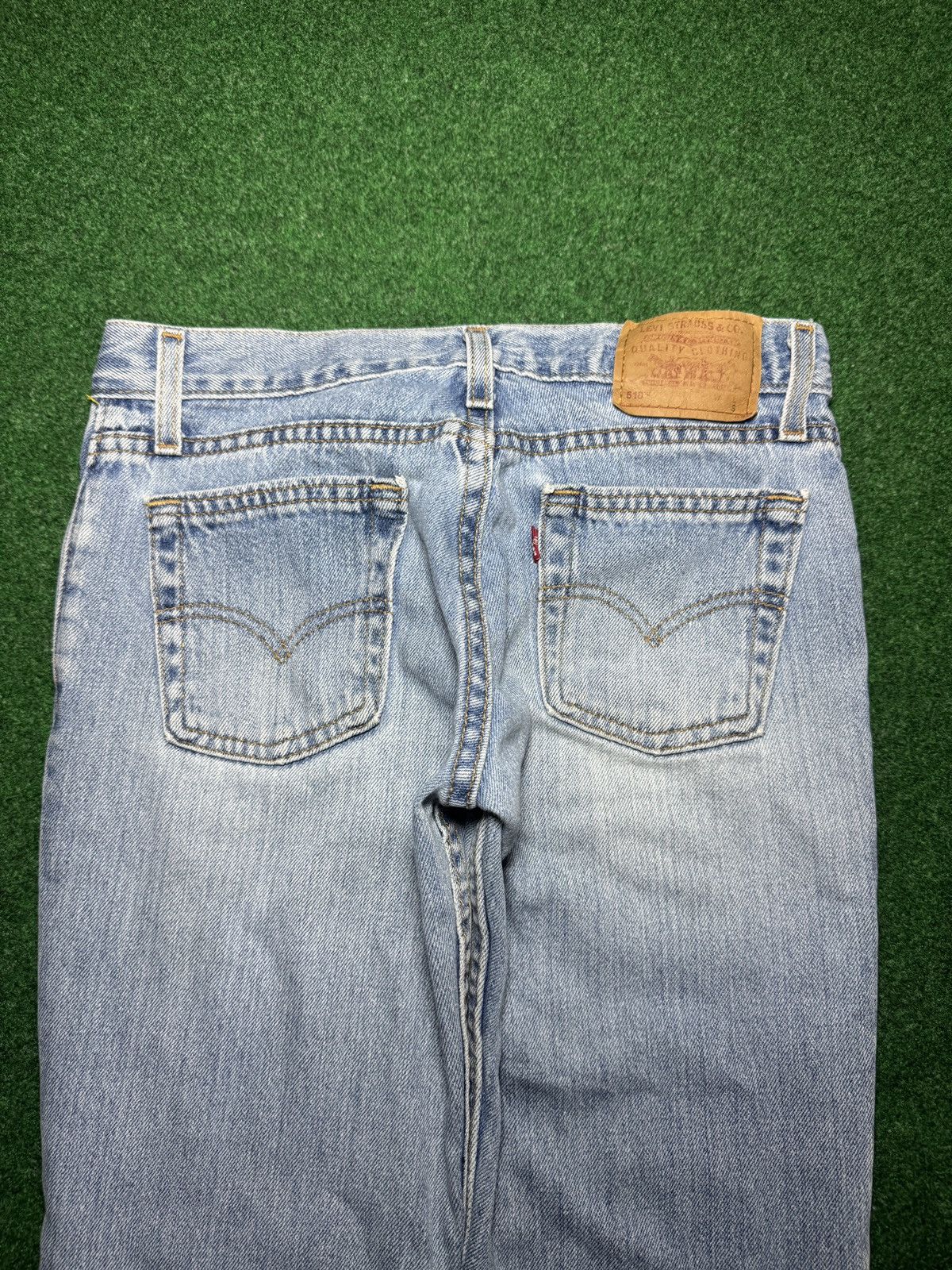 Levi's Vintage Clothing Vintage Levi’s 518 Super Low Rise Bootcut Flare 30x30 Jeans Size 30" / US 8 / IT 44 - 2 Thumbnail