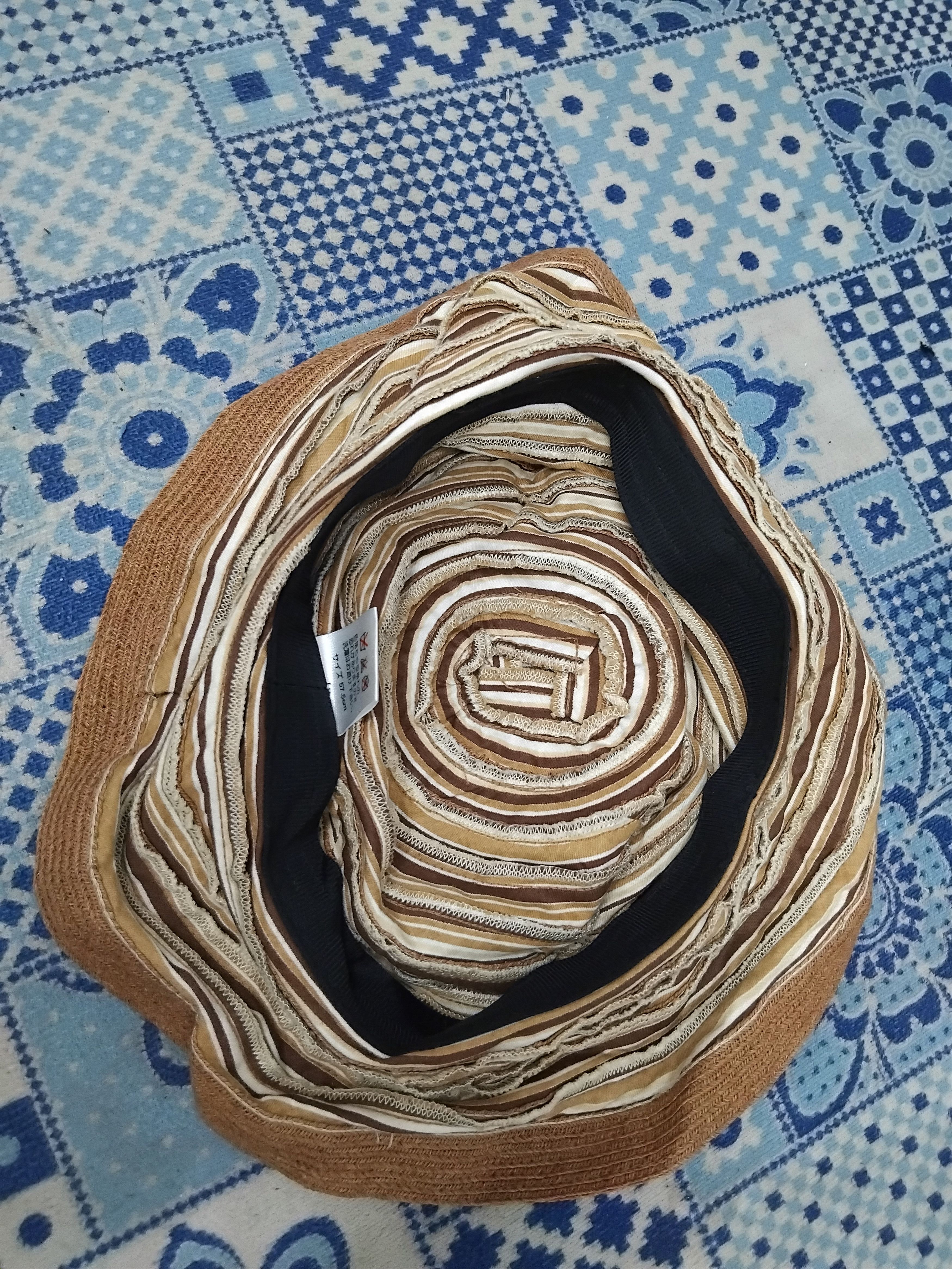 Japanese Brand Stripe Japanese style old school hat Size ONE SIZE - 4 Thumbnail