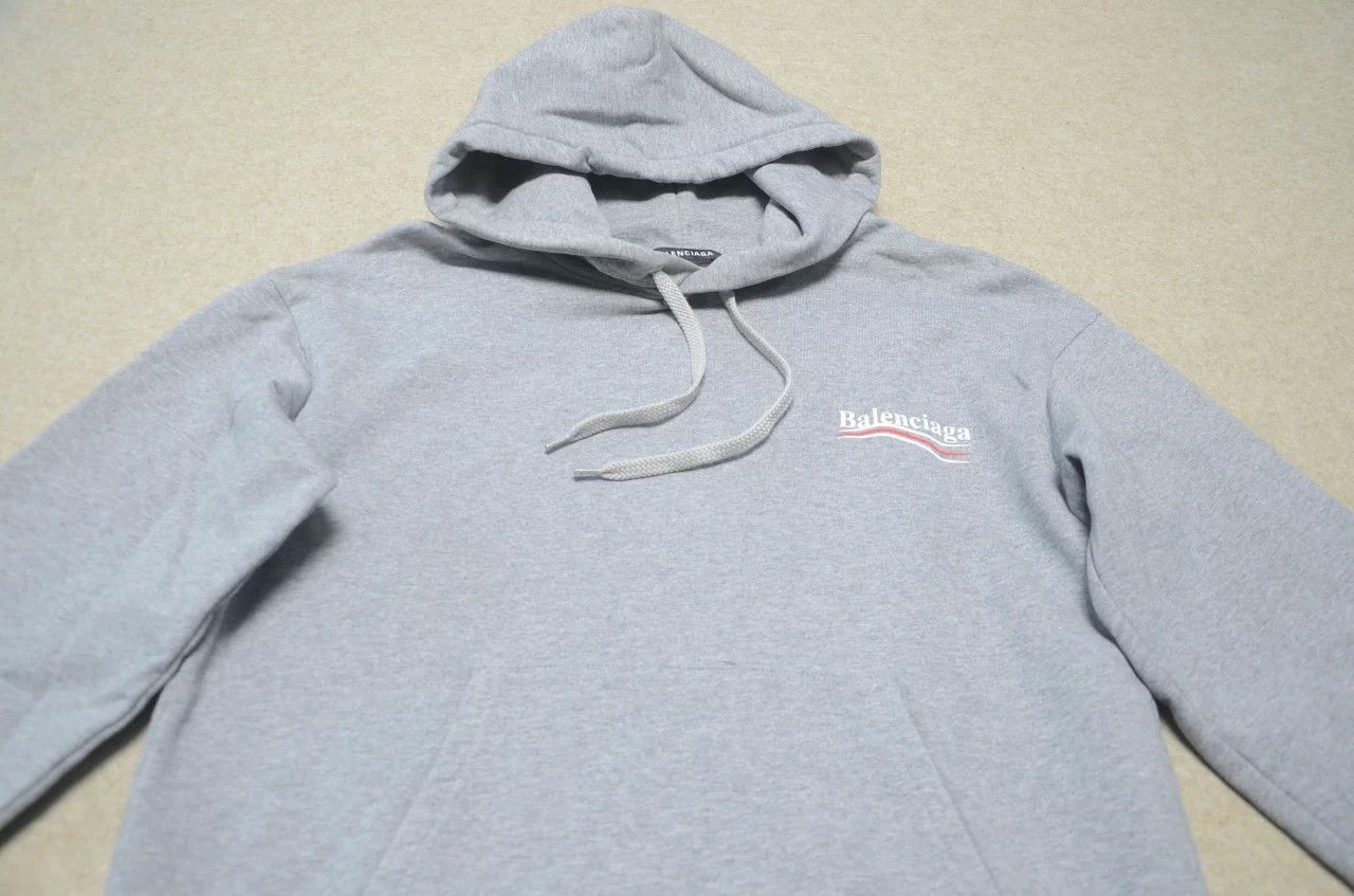 Balenciaga Balenciaga gray logo hoodie S like new Size US S / EU 44-46 / 1 - 2 Thumbnail