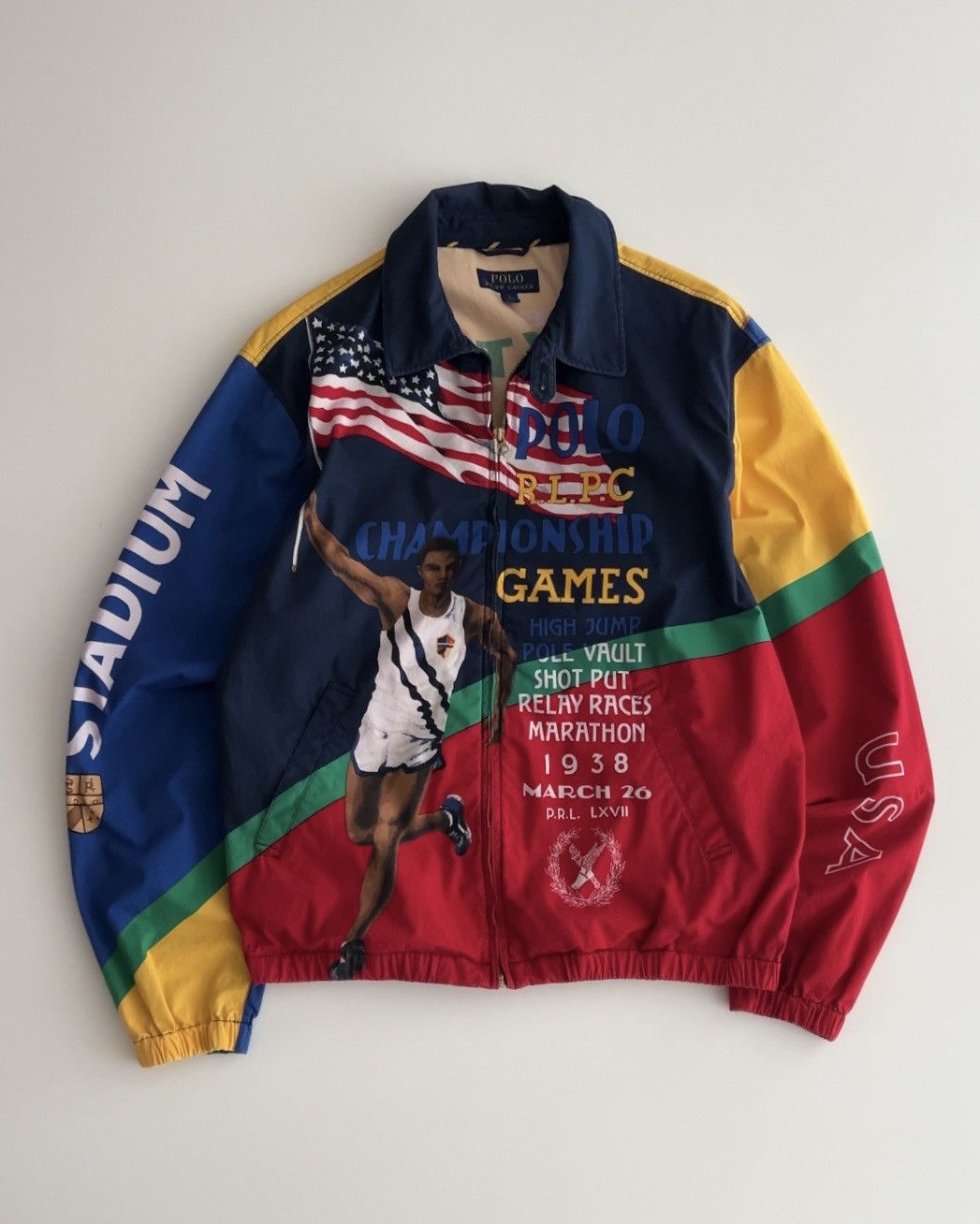 Polo Ralph Lauren Polo Ralph Lauren 1938 Stadium Championship Track Jacket L Size US L / EU 52-54 / 3 - 1 Thumbnail