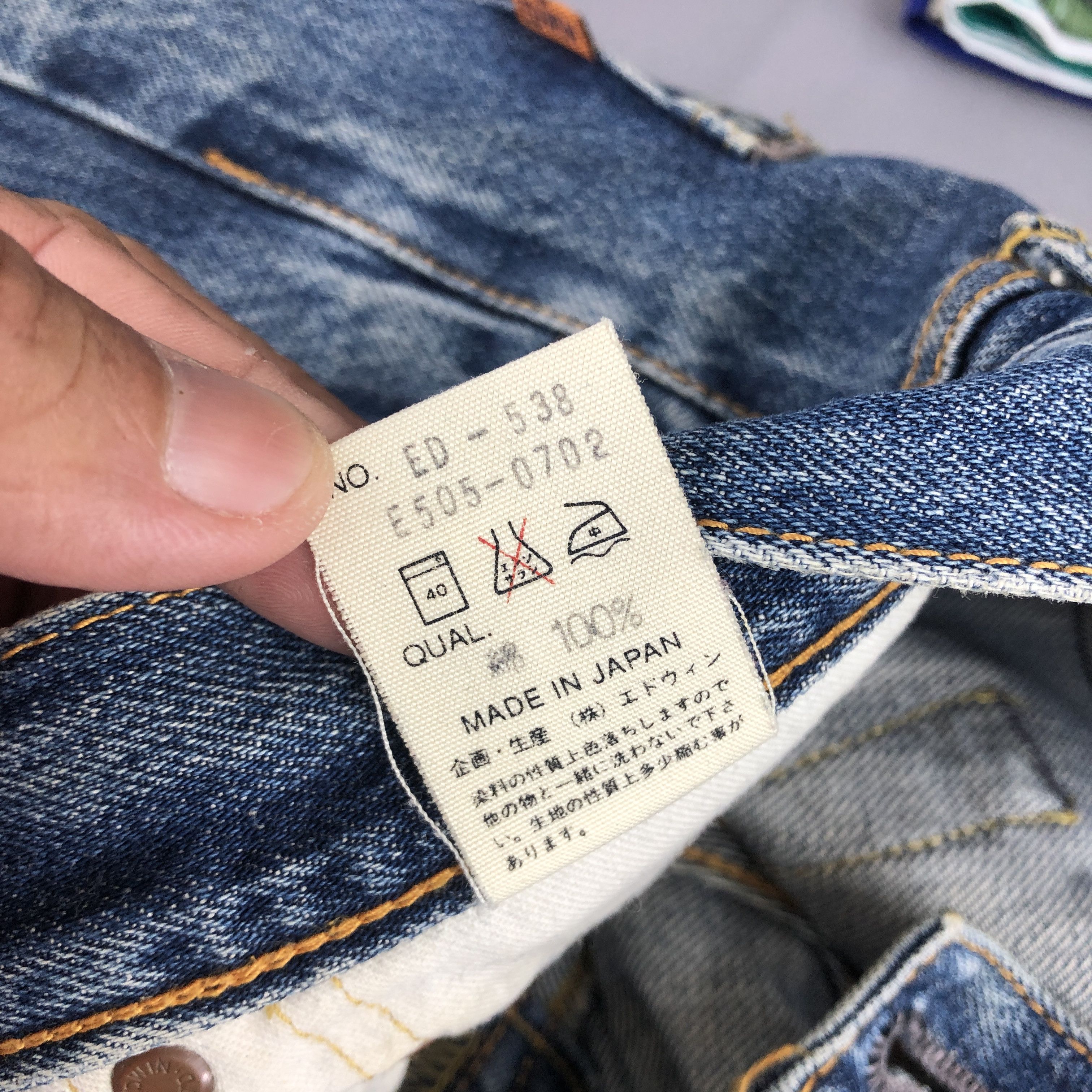 Japanese Brand Vintage Y2K Japanese Redline Jeans Stone Wash Faded Denim Size 26" / US 2 / IT 38 - 9 Thumbnail