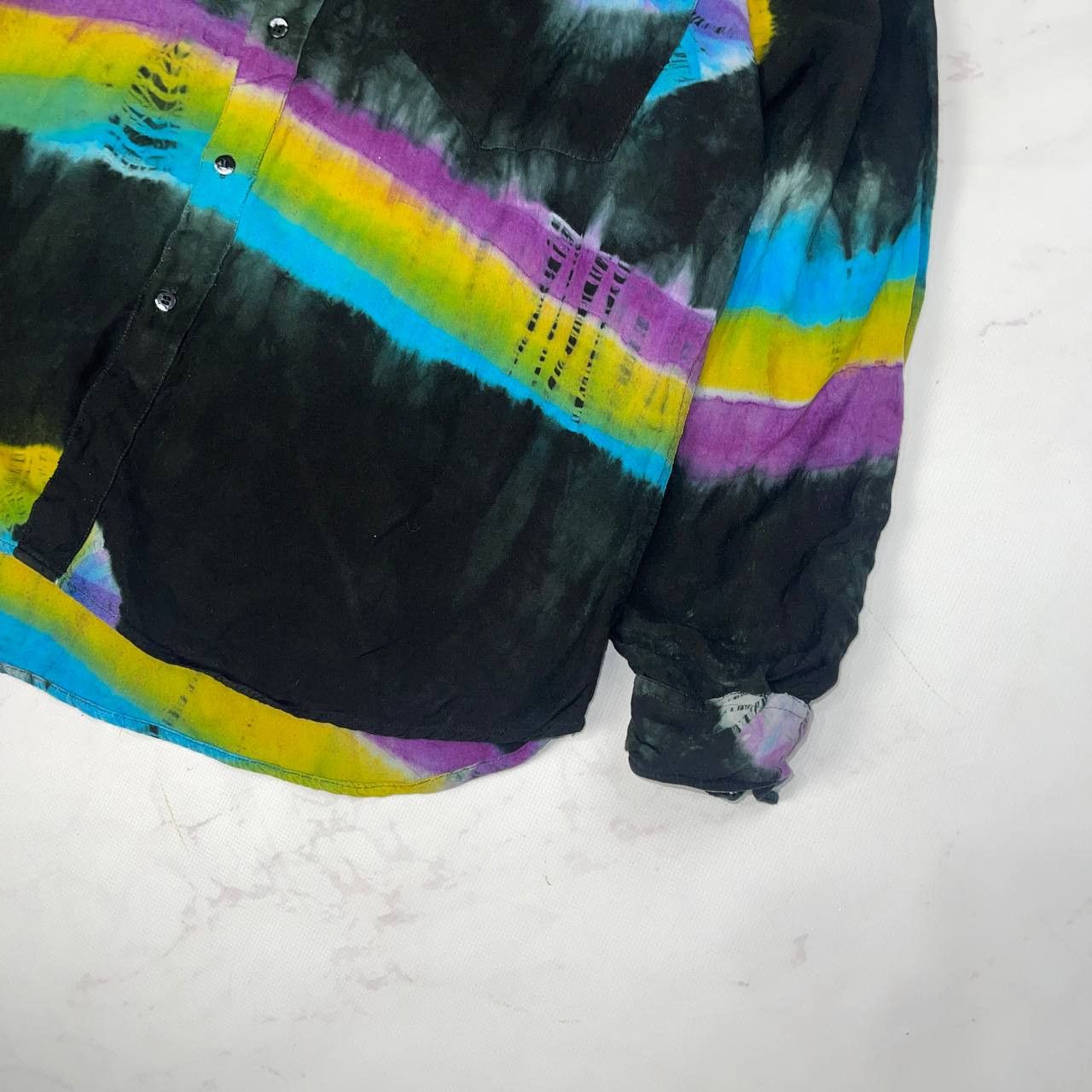 Vintage Vintage Shirt Made in India Flowers Avant-garde Size US XXL / EU 58 / 5 - 5 Thumbnail