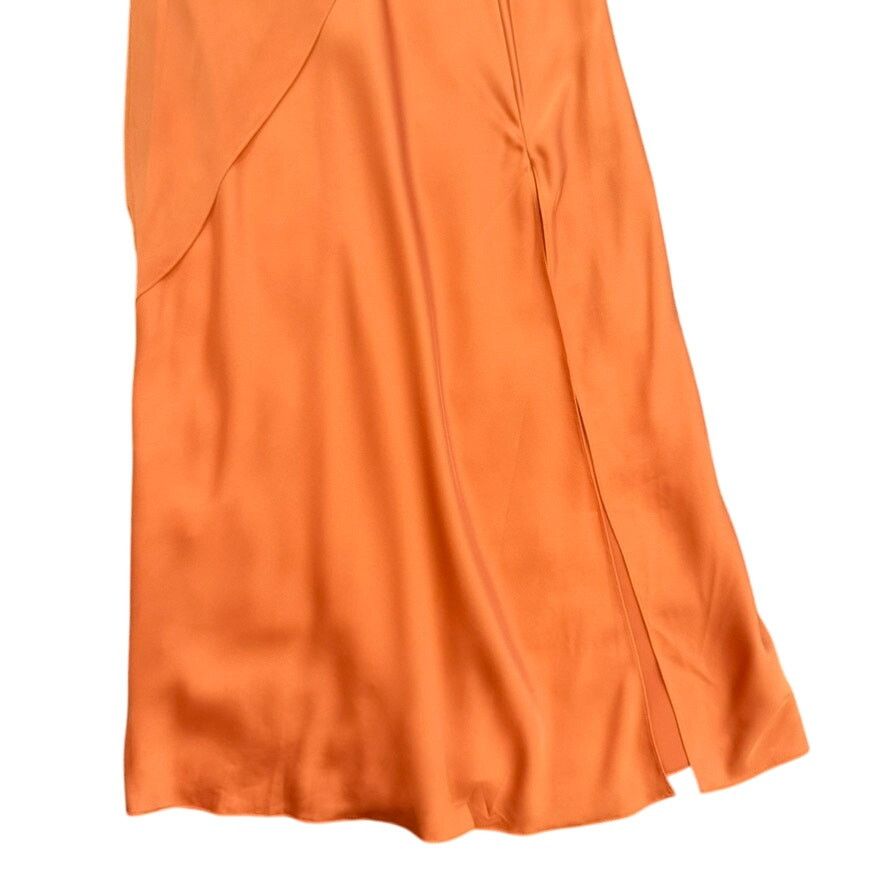 Jonathan Saunders Saunders x RTR Chiffon Overlay Dress in Orange, Size US 4 Size S / US 4 / IT 40 - 7 Thumbnail