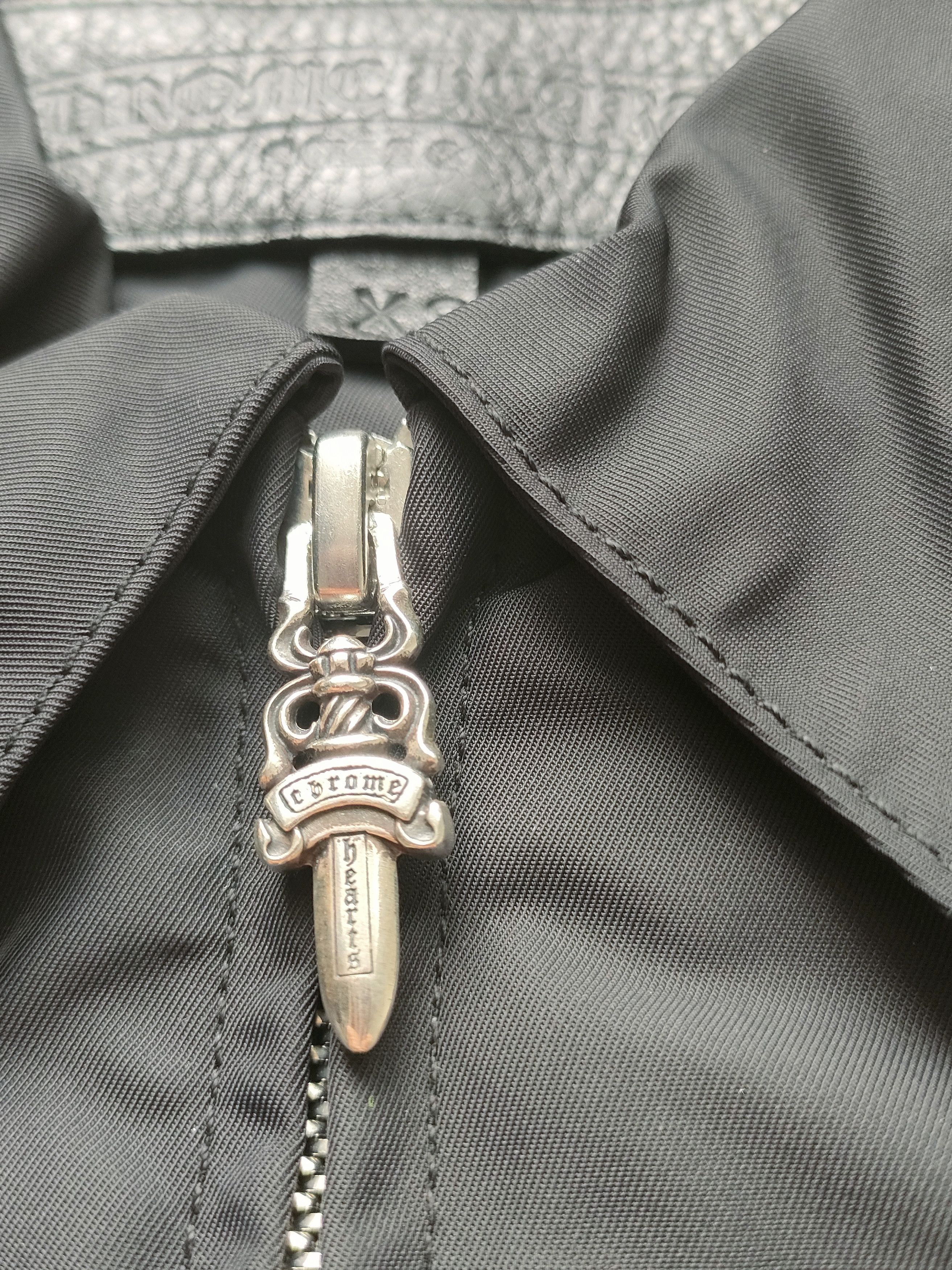 Chrome Hearts Chrome Hearts Black Cross Nylon Utility Zip Shirt Size XS / US 0-2 / IT 36-38 - 3 Thumbnail