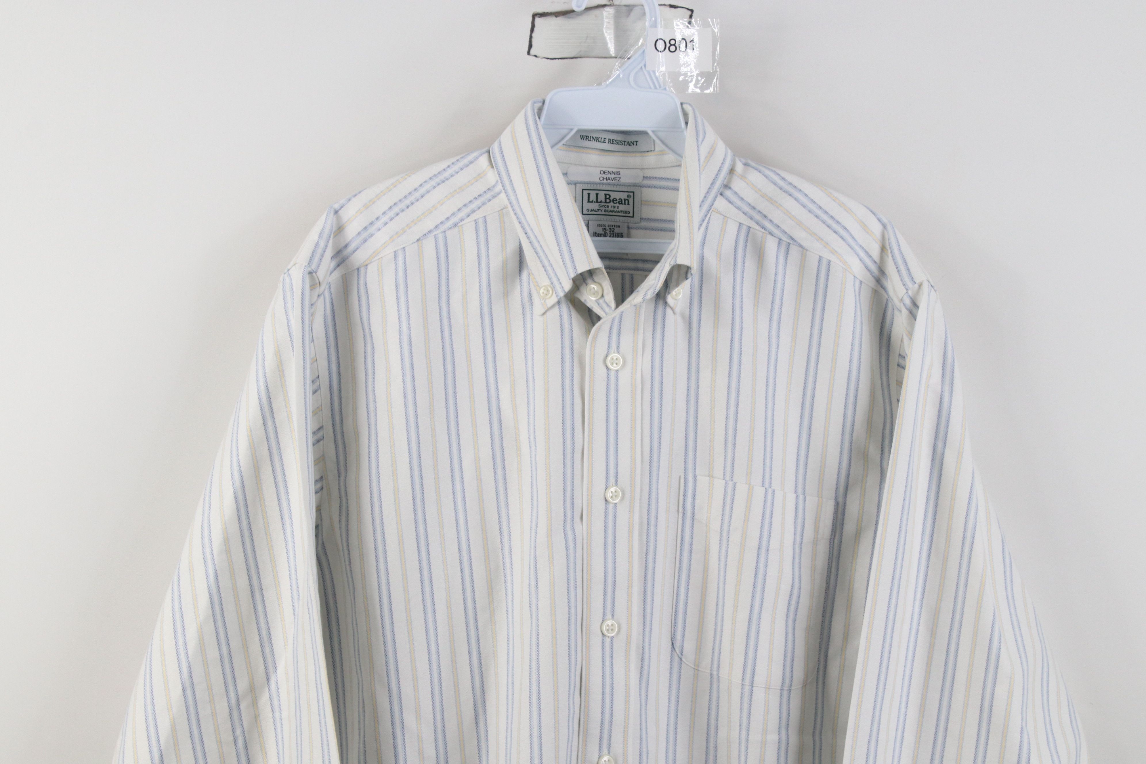 L.L. Bean Vintage LL Bean Wrinkle Resistant Collared Button Shirt Size US M / EU 48-50 / 2 - 2 Thumbnail