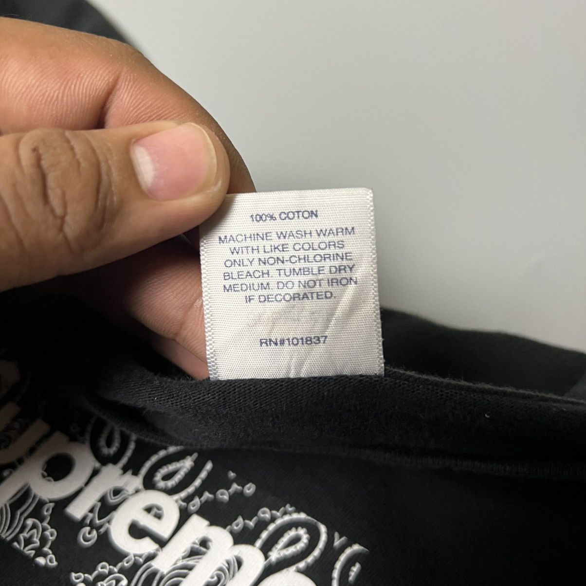Supreme Supreme Black Bandana Box Logo Size US L / EU 52-54 / 3 - 4 Thumbnail