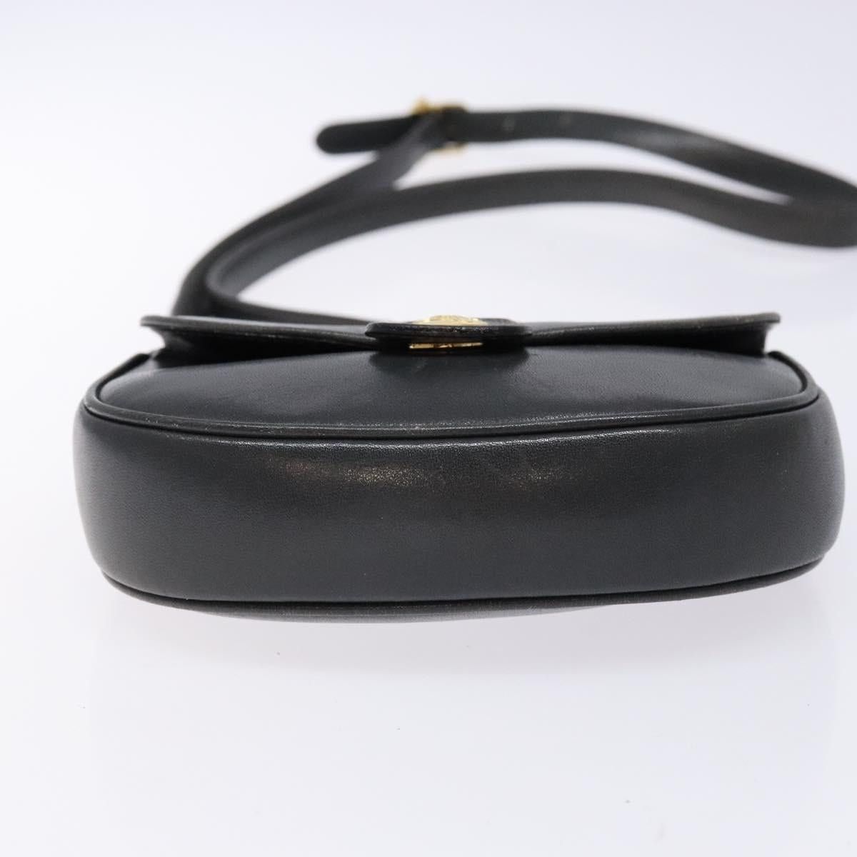 Celine CELINE Shoulder Bag Leather Gray Gold Size ONE SIZE - 9 Thumbnail